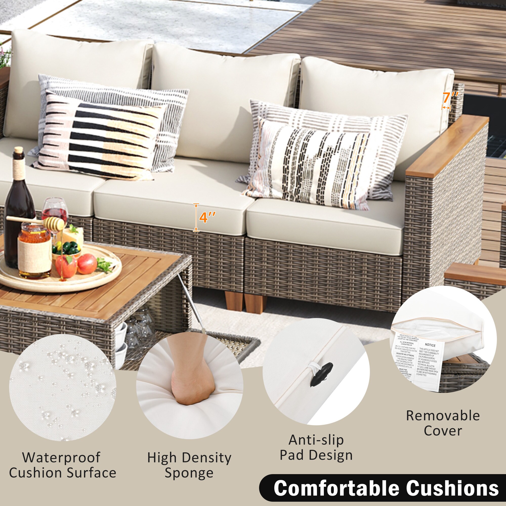 BABOOM BOM-000016Z-OR Patio-Conversation-Sets - View #7