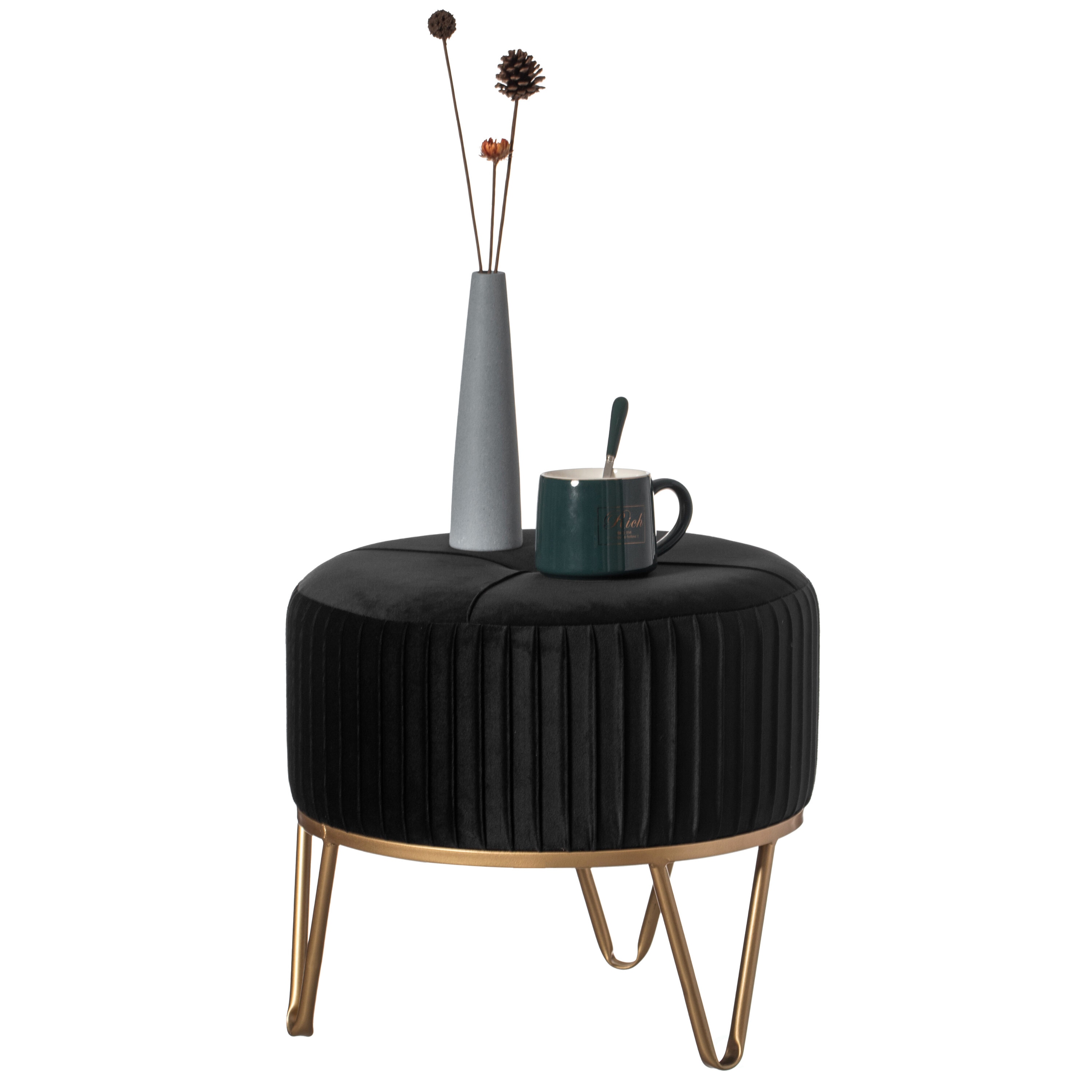 FABULAXE QI004324.BK.S Indoor-Ottomans - View #2