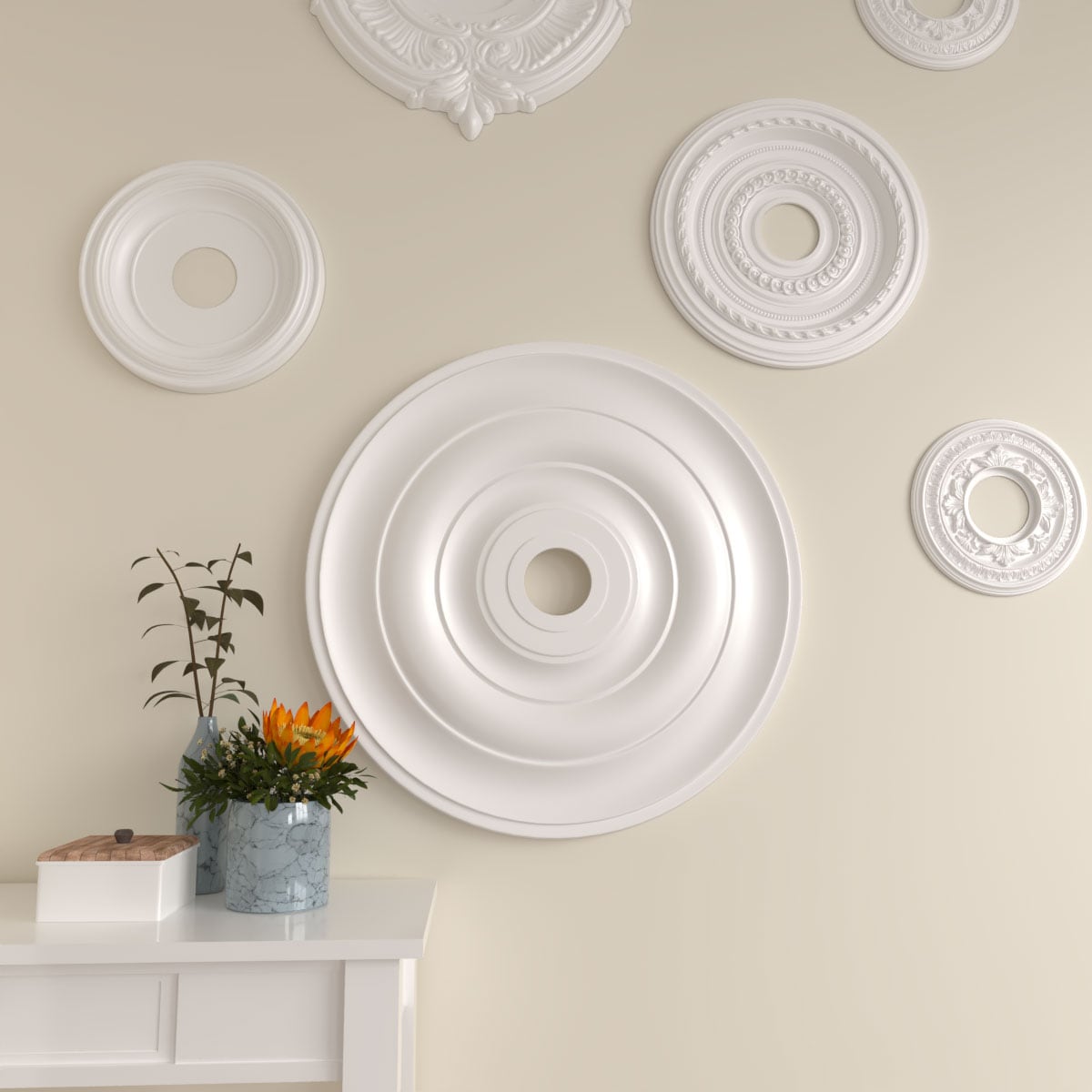 Ekena Millwork CM26JE Ceiling-Medallions - View #7