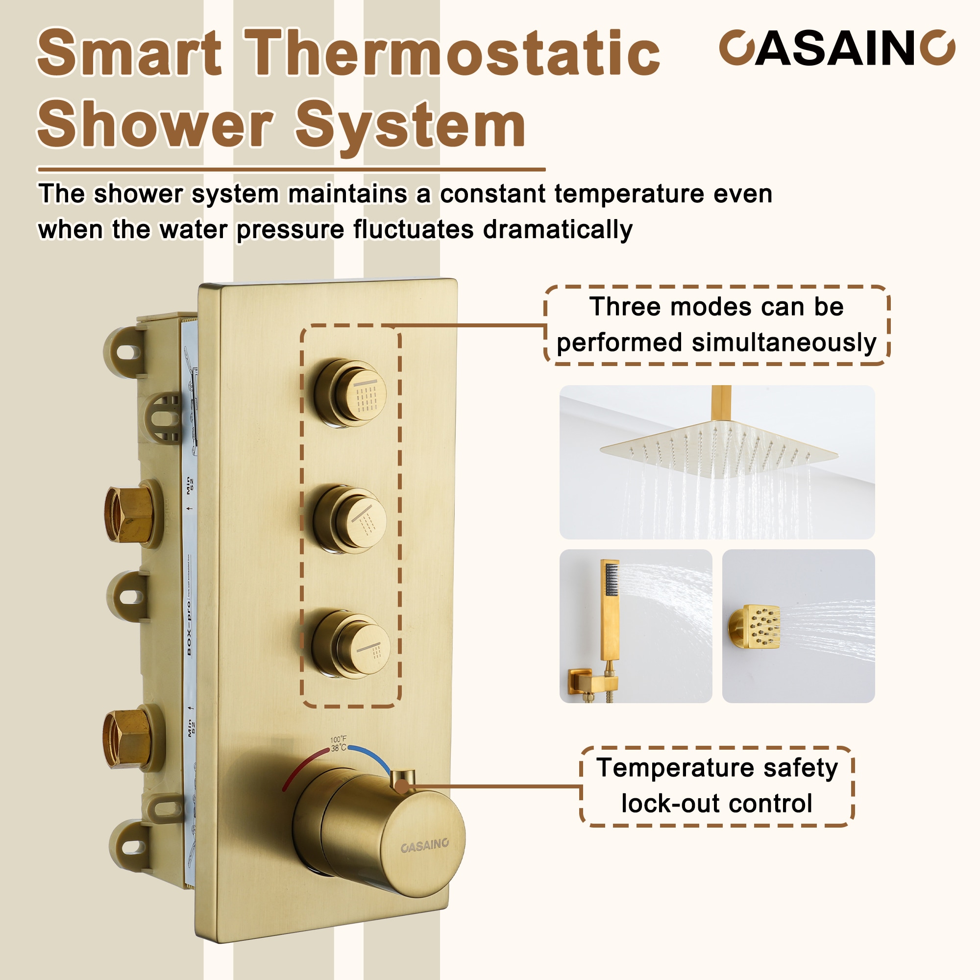 CASAINC TC03-BB Showerhead-Bar-Panels - View #9