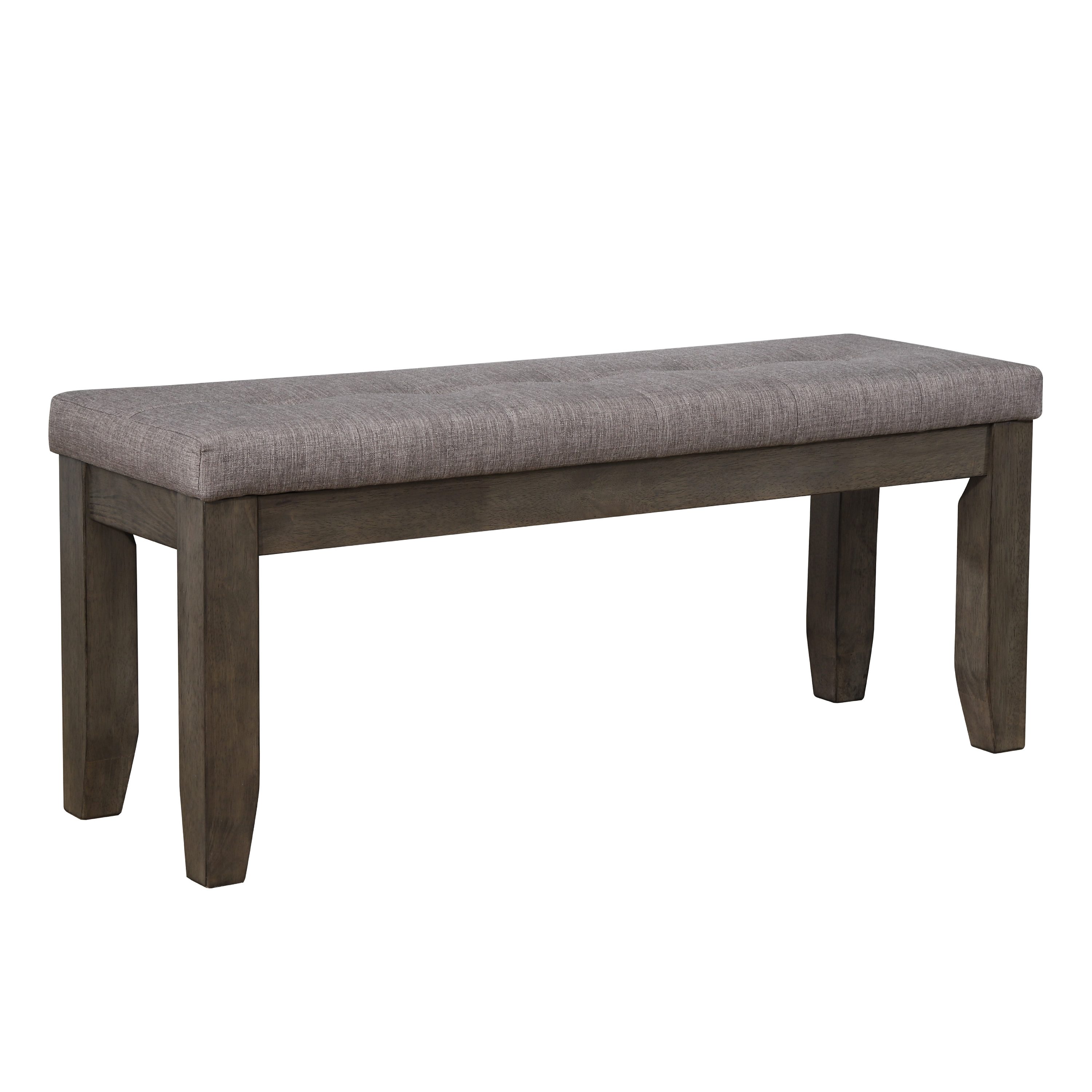 Benzara BM215444 Casual Gray Accent Bench 48-in x 15.8-in x 20-in