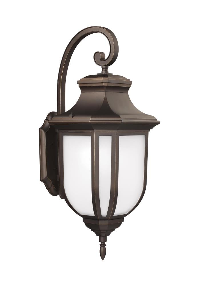 Generation Lighting 8636301-71 Childress 1 -Light 14.63-in H Antique Bronze Hardwired Outdoor Wall Light