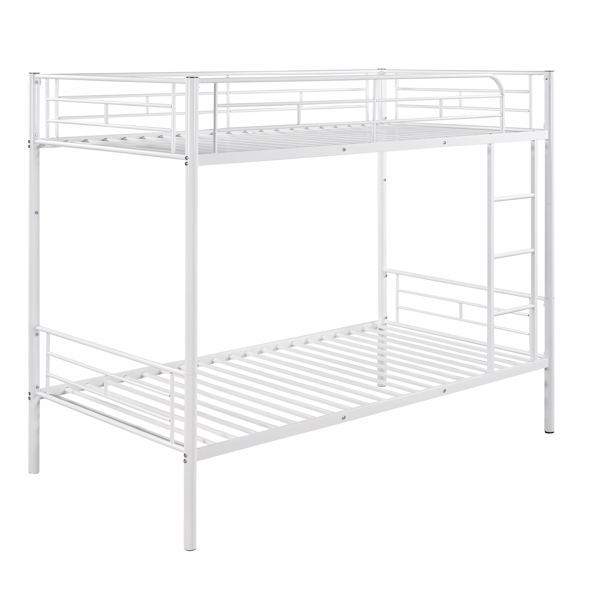 Qualler BLE000663K White Twin over twin Bunk Bed