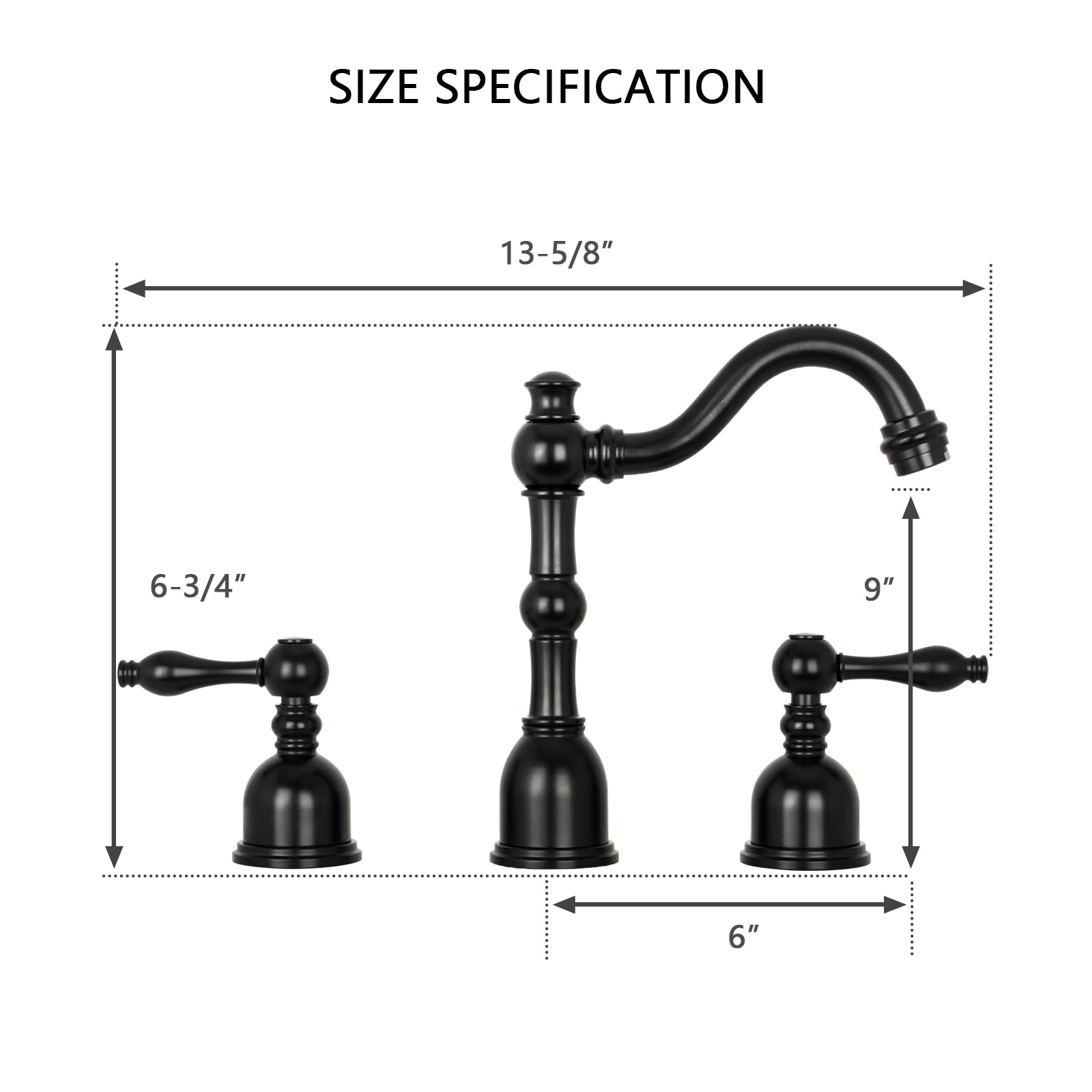 Akicon AK41518-MB Lavatory-Faucets - View #6