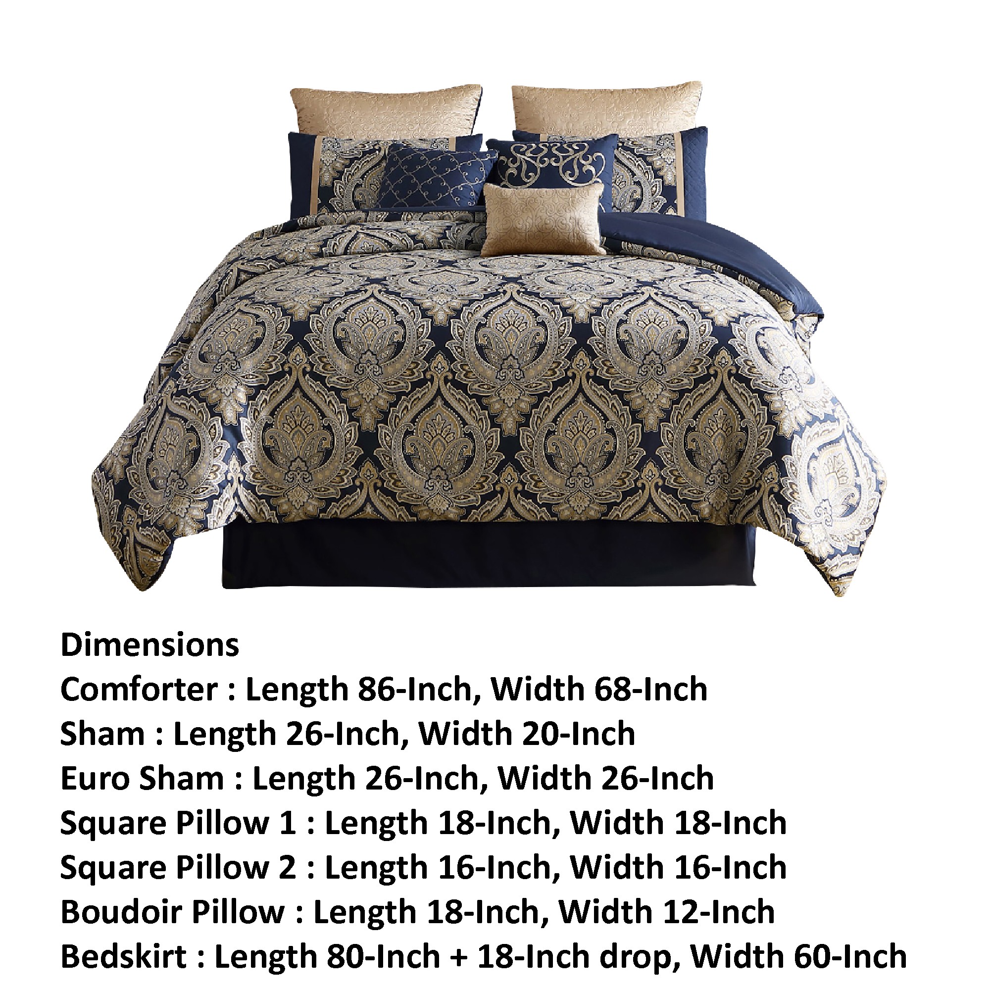 Benzara BM283873 bedding - View #5