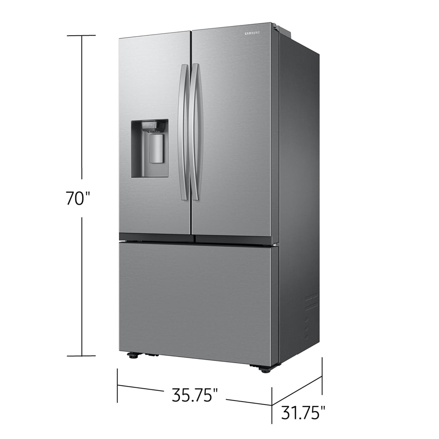 Samsung RF27CG5B30SR French-Door-Refrigerators - View #9