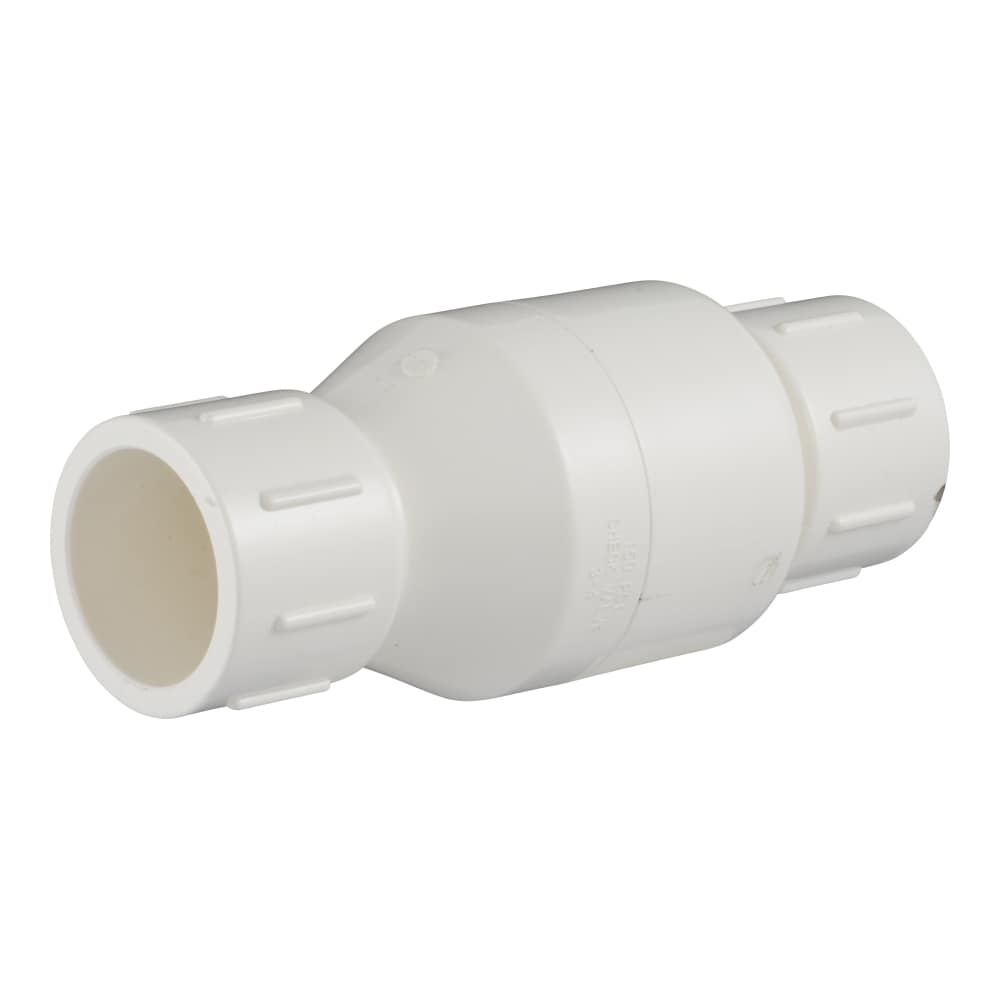 RELIABILT 20454Z 1-in PVC x PVC PVC Sch 40 Spring loaded check valve