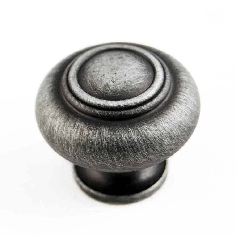RK International CK 708-DN Distressed nickel Round Transitional Cabinet Knob