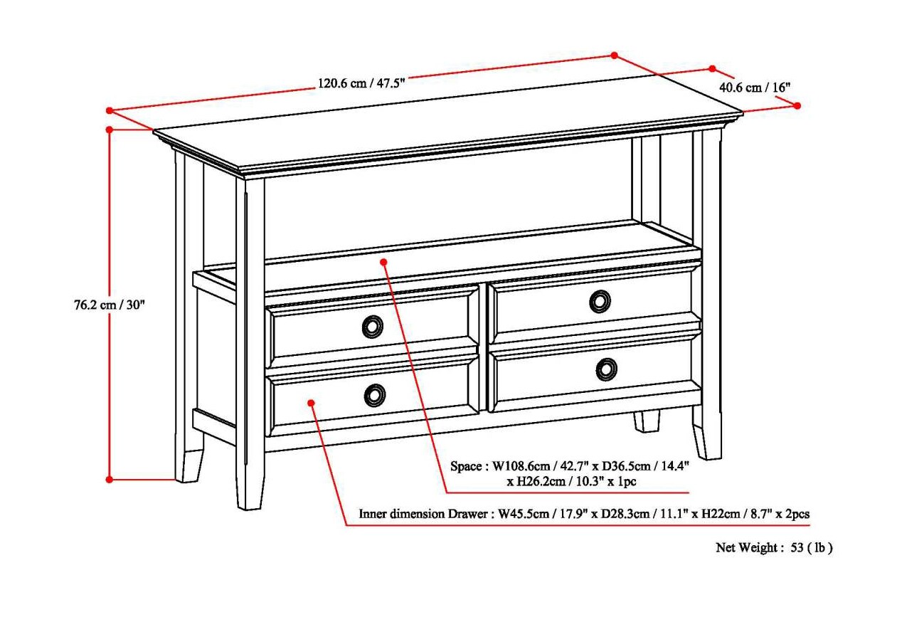 Simpli Home AXCRAMH06-HIC Console-Sofa-Tables - View #10