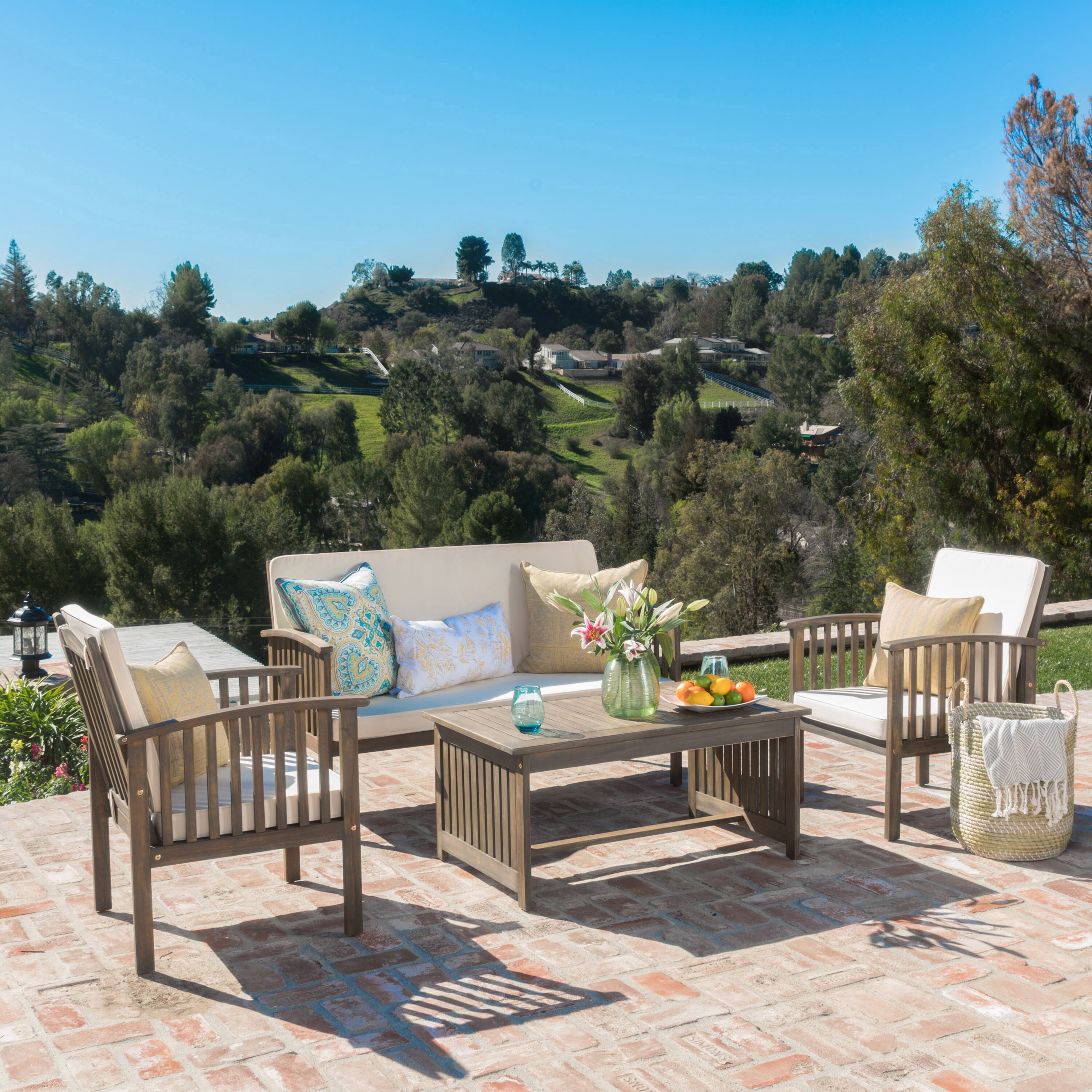 AHIOU HOME ZAAHG-59116GRYSF Patio-Conversation-Sets - View #3