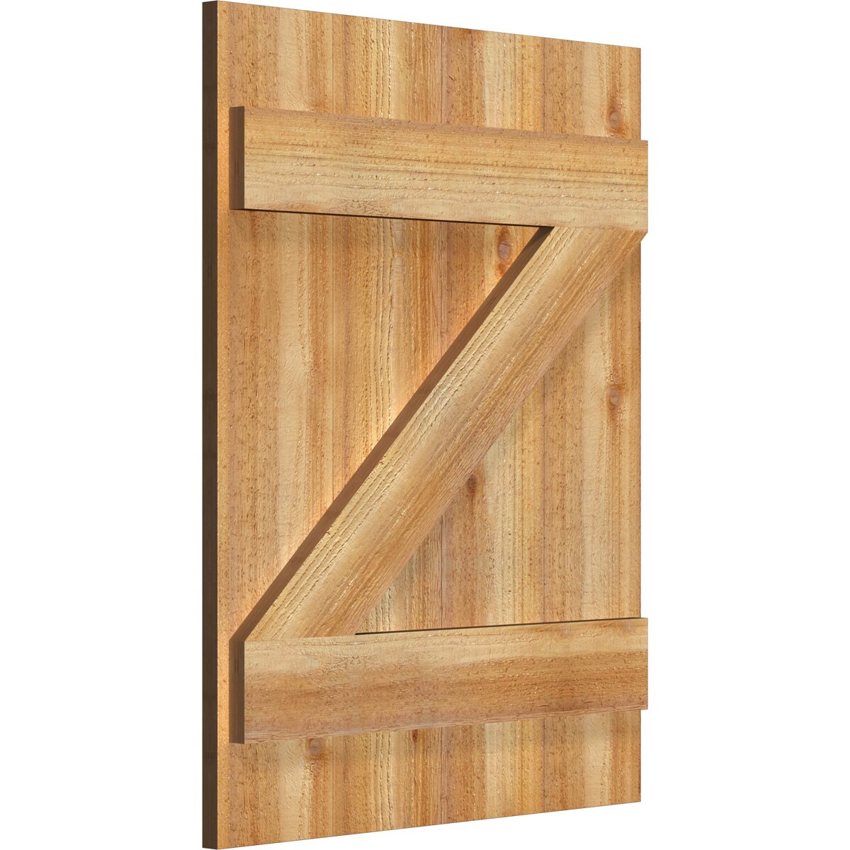 Ekena Millwork RBJ06Z21X028RWR Exterior-Shutters - View #2