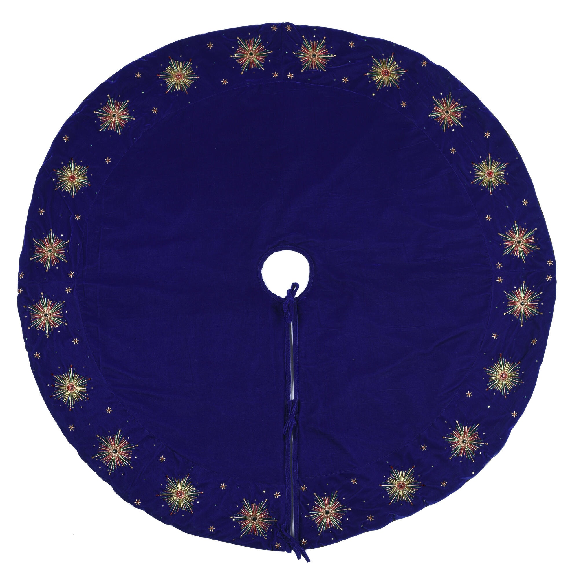 Navy blue cheap tree skirt