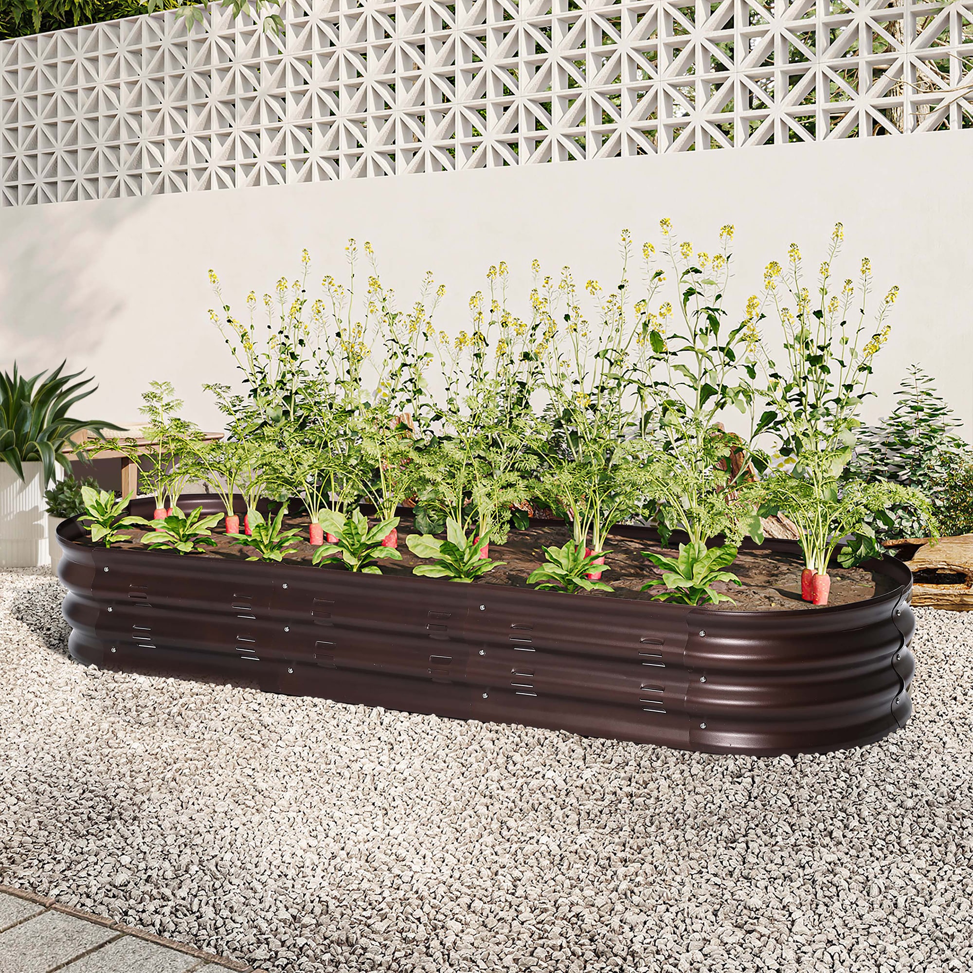 LuxenHome WHPL431 Raised-Garden-Beds - View #4
