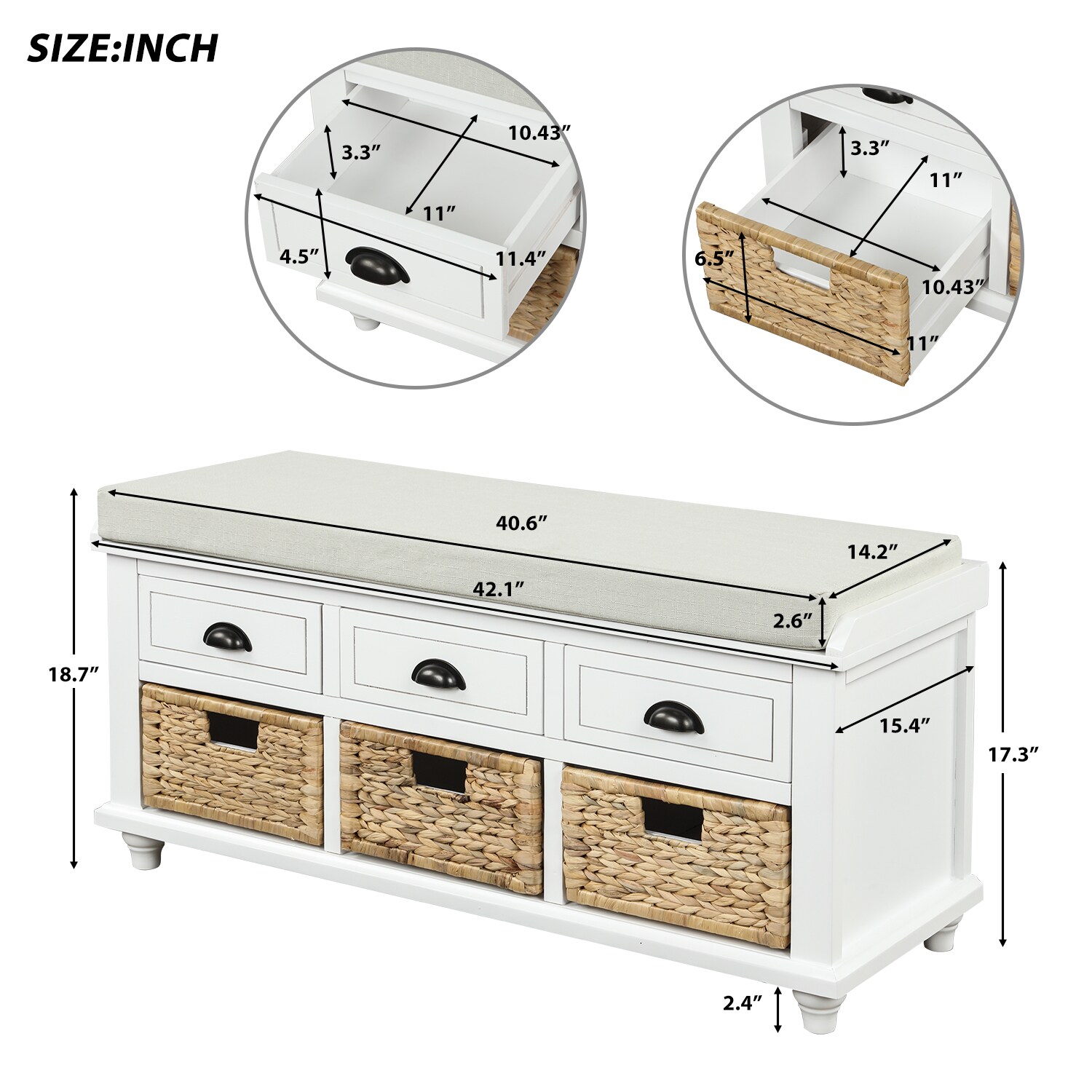 Qualler TRAPR0161K bench - View #9