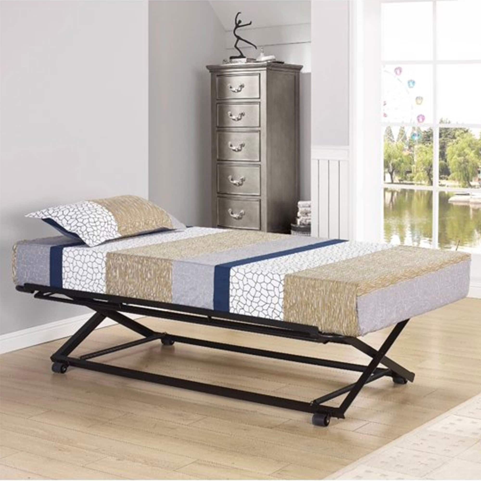 Benzara BM177954 Bed-Rails - View #6