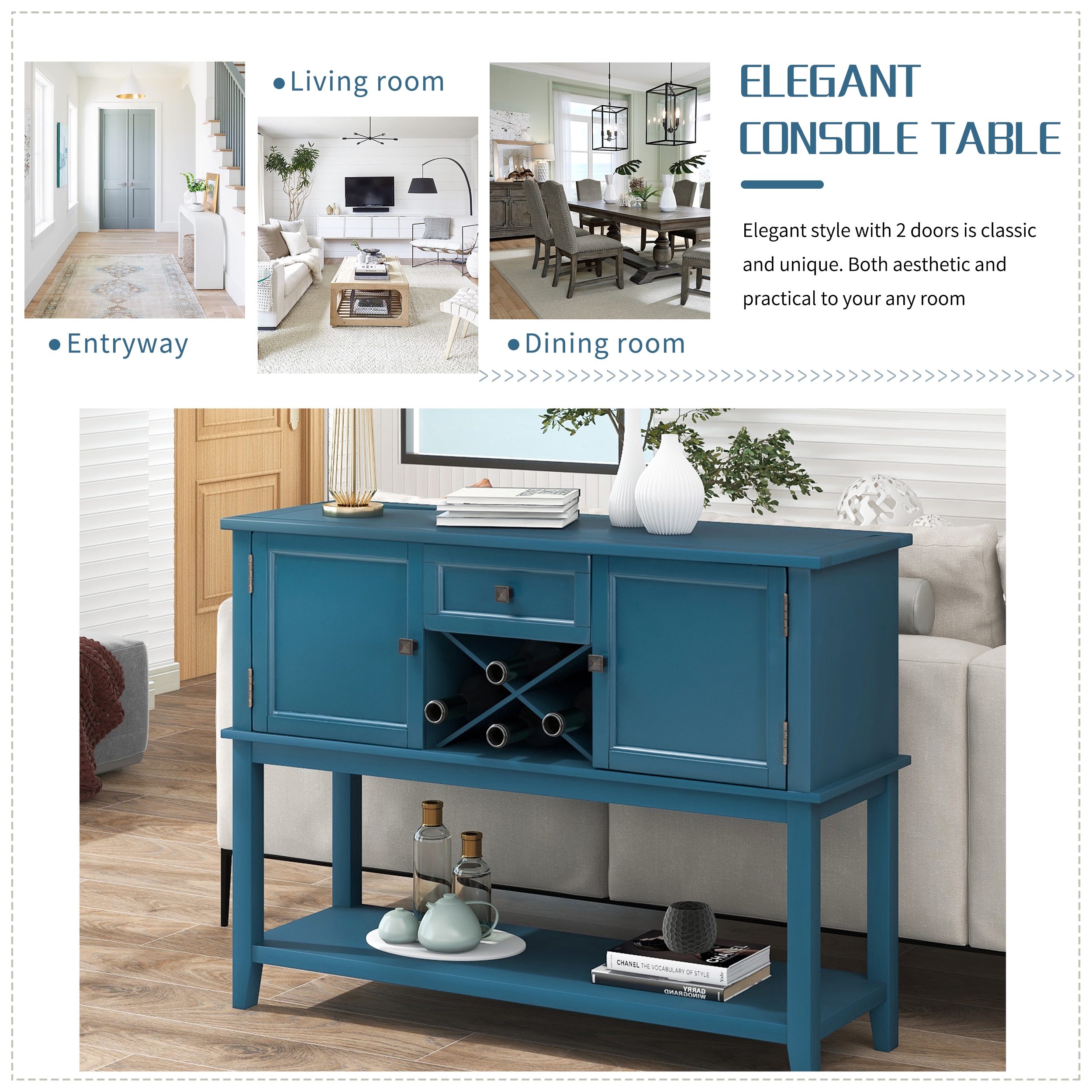 WELLFOR TRX-028AM Console-Sofa-Tables - View #3