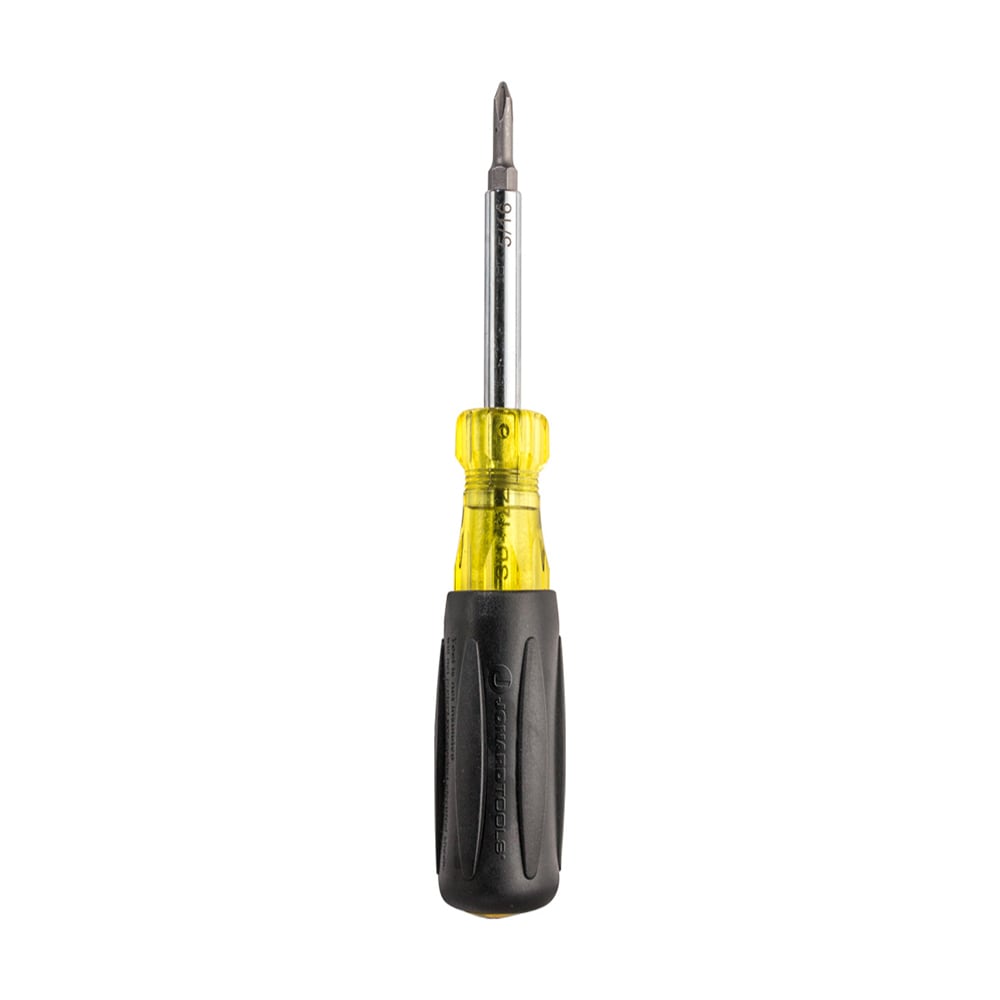Jonard Tools SD-1223 #2 7-in Magnetic Ratcheting Multi-Bit Screwdriver