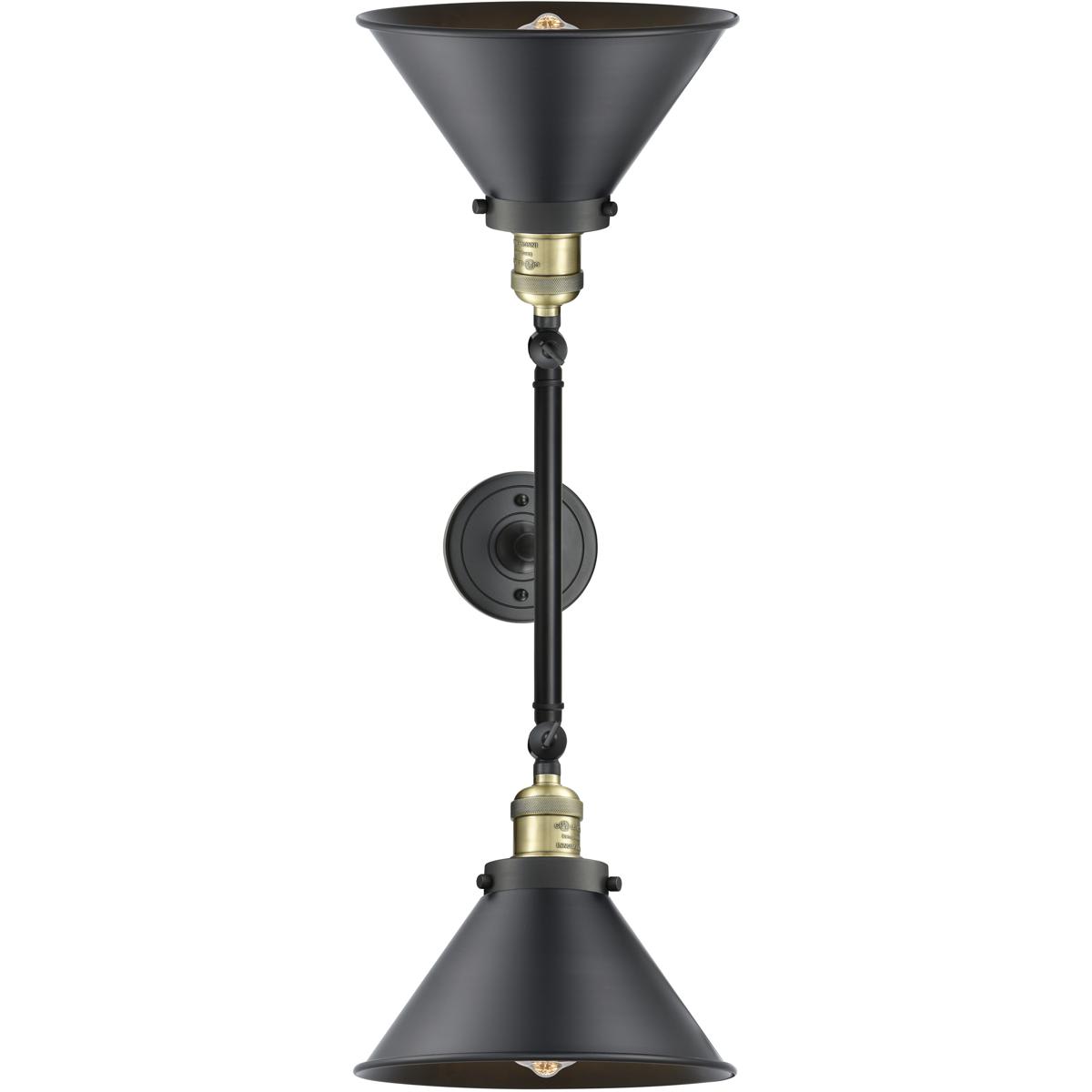 Innovations Lighting 1426069 208-BAB-M10-BK-LED Franklin Restoration Briarcliff