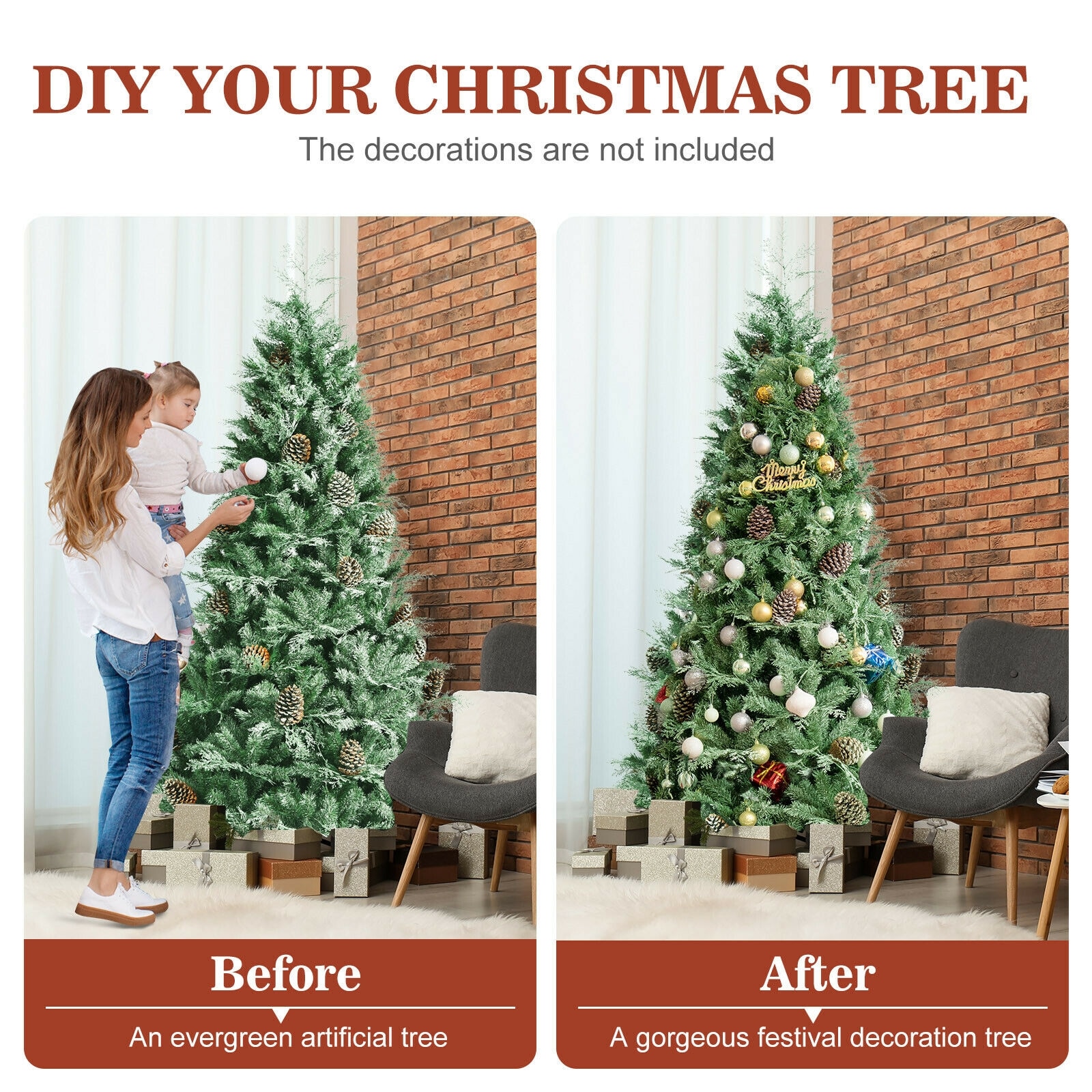 Forclover HYC-CM456 Artificial-Christmas-Trees - View #8