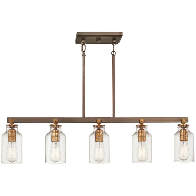 Minka Lavery Morrow 5 Light Harvard Court Bronze with Gold Hi Minka Lavery Morrow 5 Light Harvard Court Bronze with Gold Hi