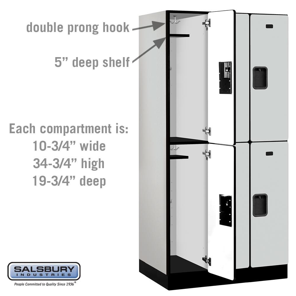 SALSBURY INDUSTRIES 32361GRY Storage-Lockers - View #3