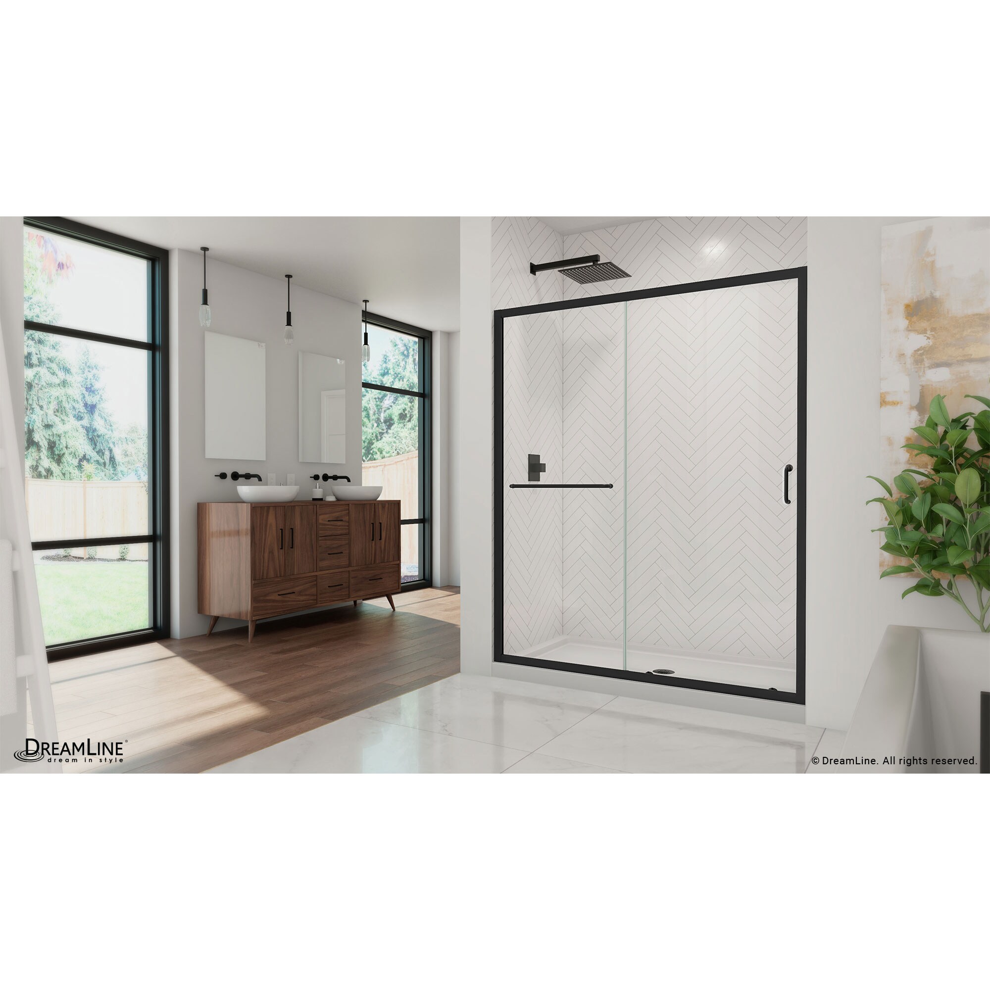 DreamLine DL-6972-CLC-09 Alcove-Shower-Kit - View #2