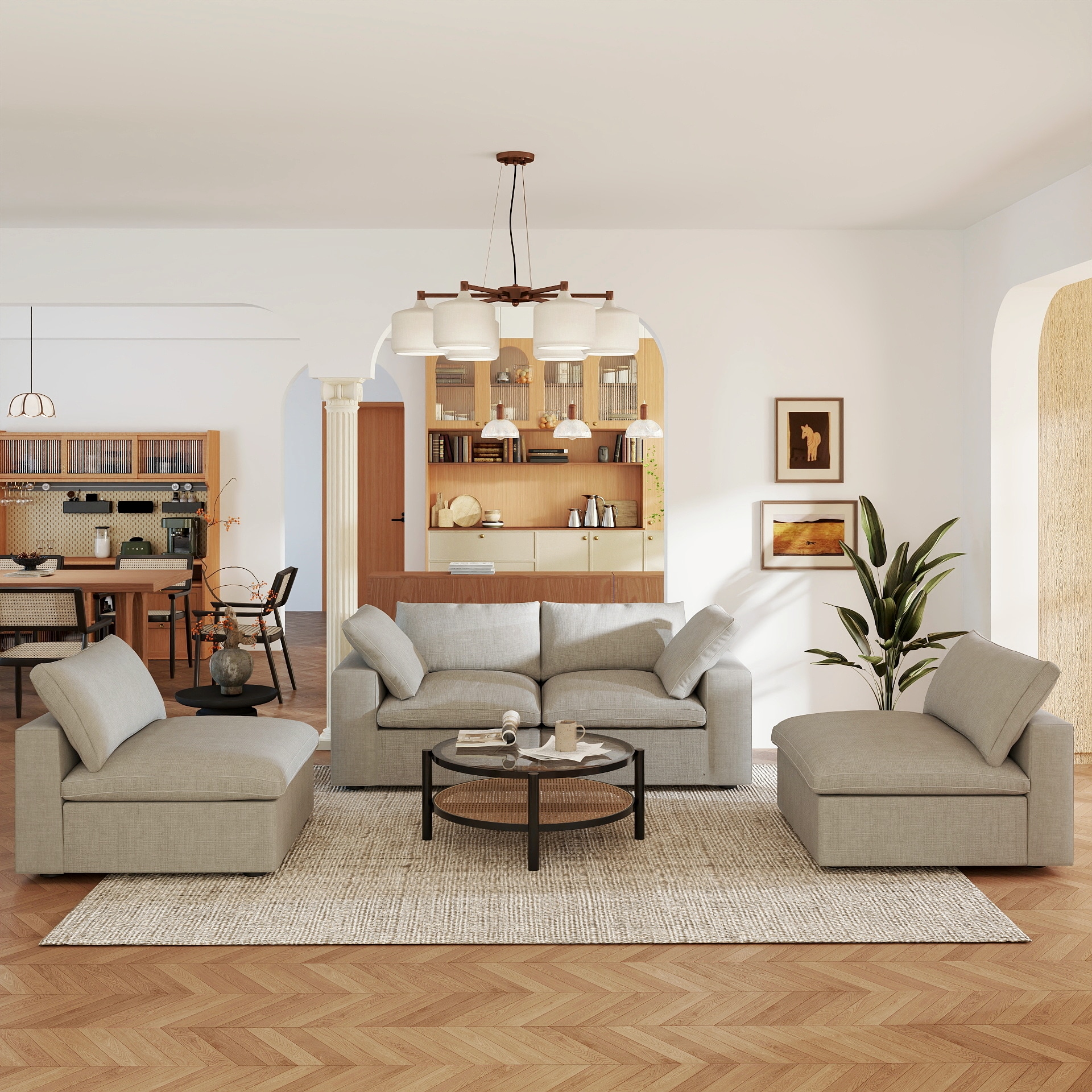 BuotiqHom DH-S4-121LG Sofas-Loveseats - View #5