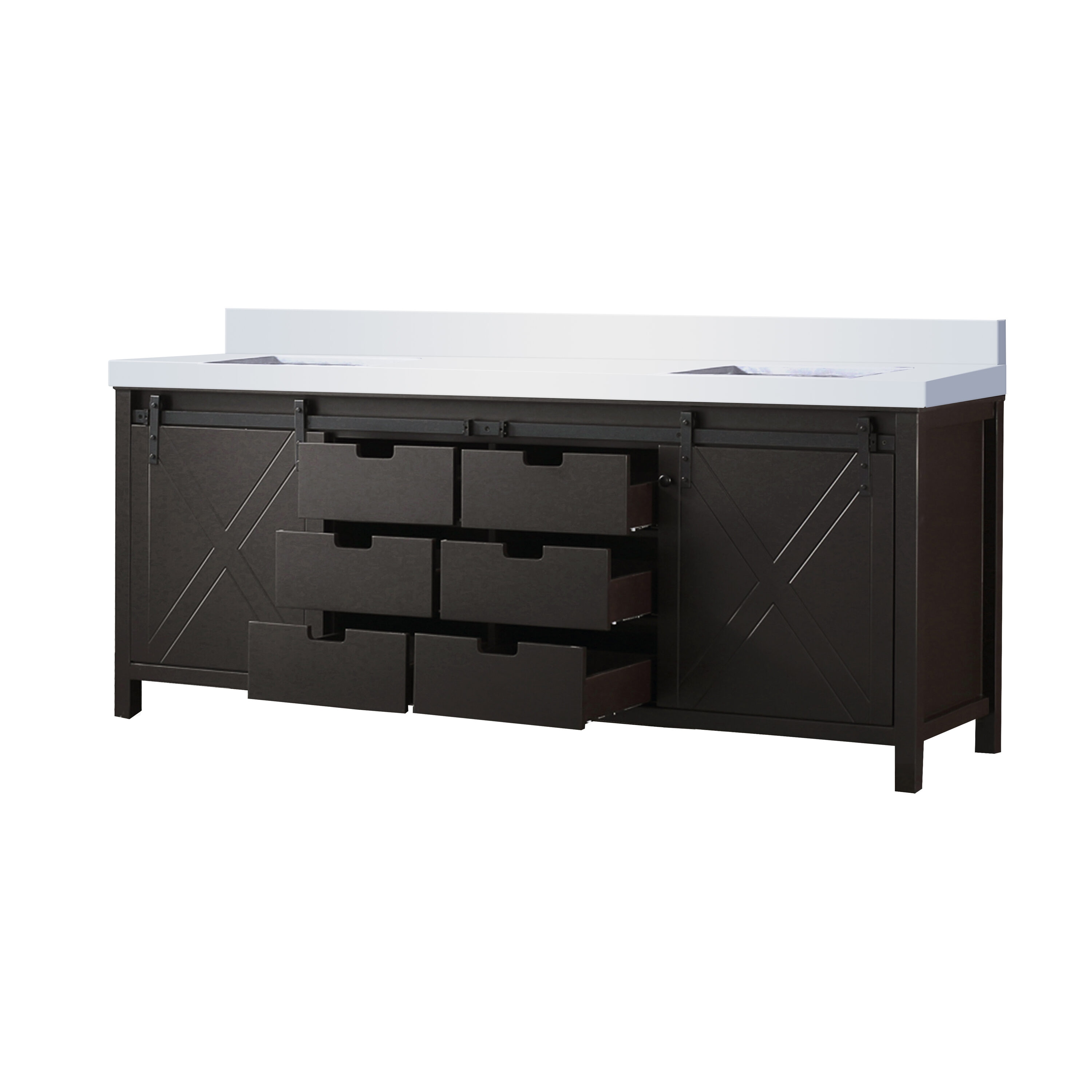 Lexora LVM84DC300 Bath-Vanity-Combo - View #4