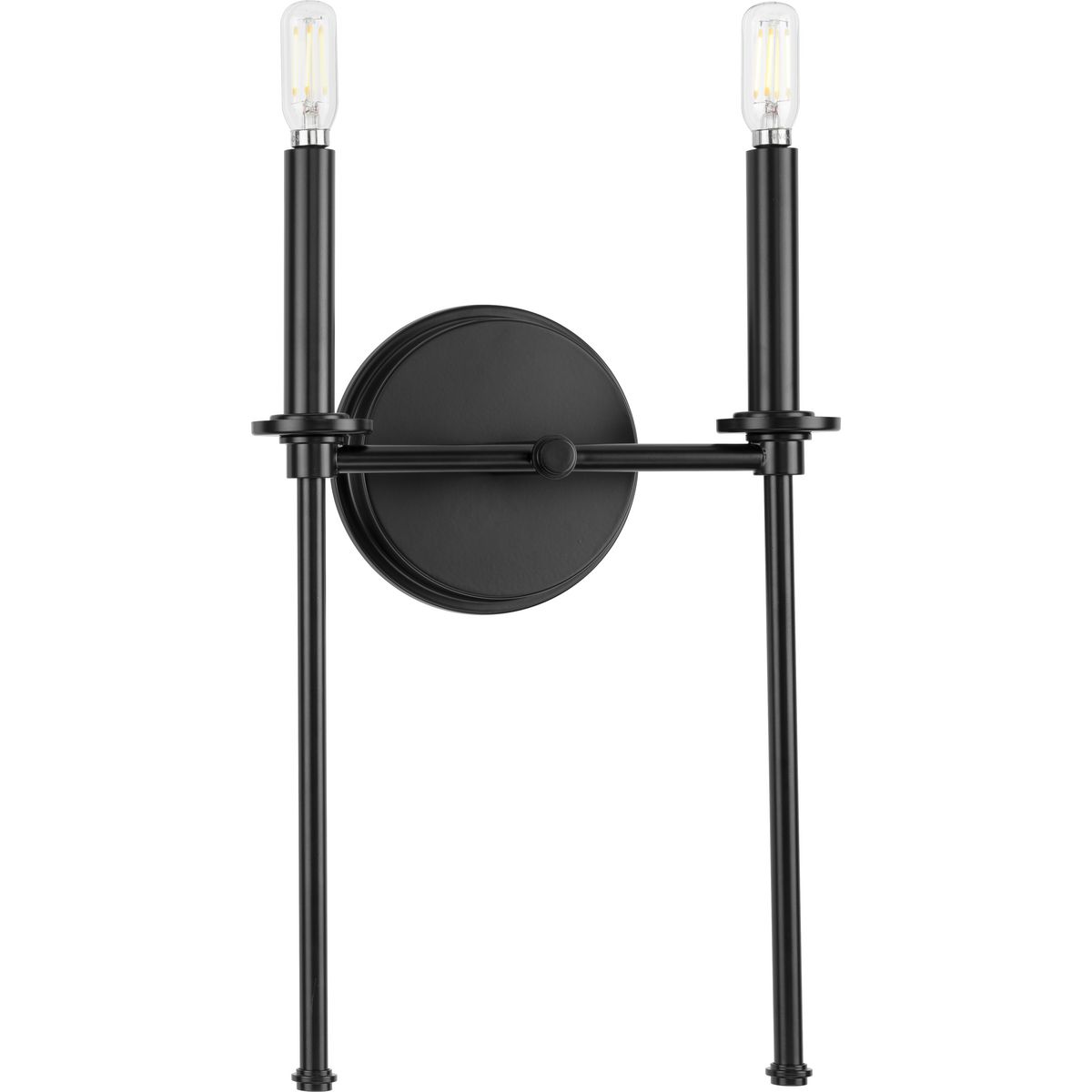Progress Lighting P710107-31M Elara 10.37-in 2-Light Vintage Brass Transitional Vanity Light