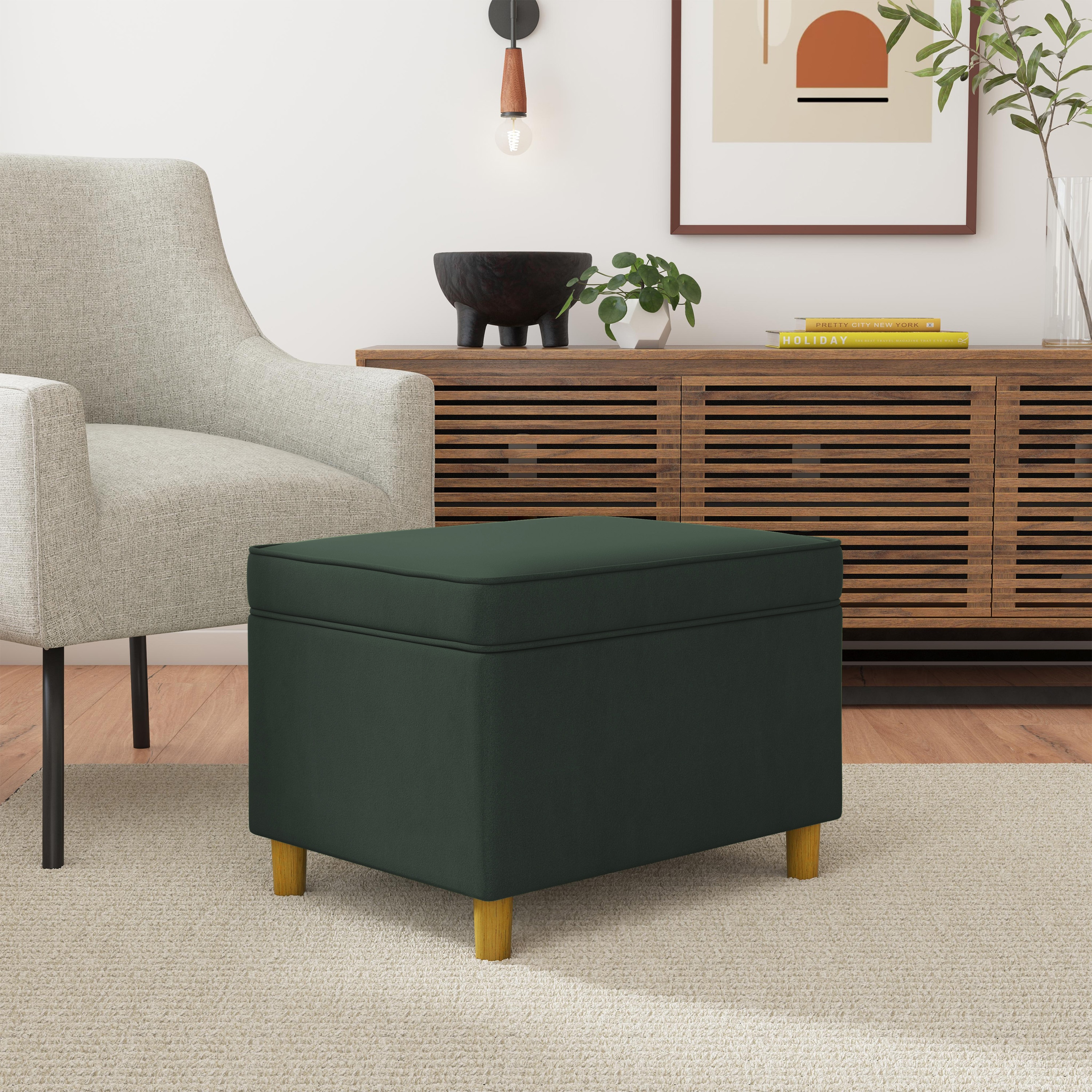 HomePop K7732-B311 Storage Ottoman