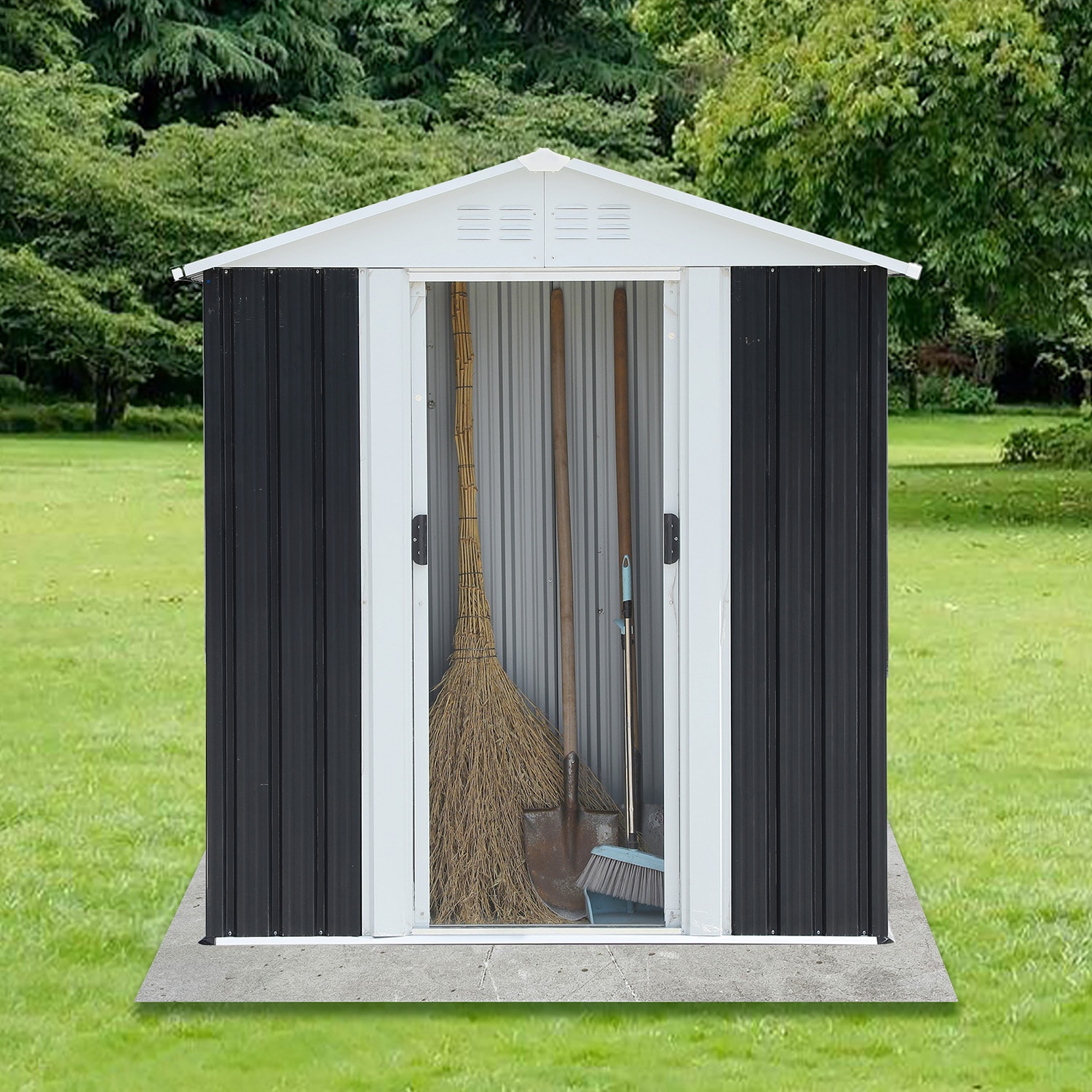 GZMR GM-W2748 Metal-Storage-Buildings-Sheds - View #2
