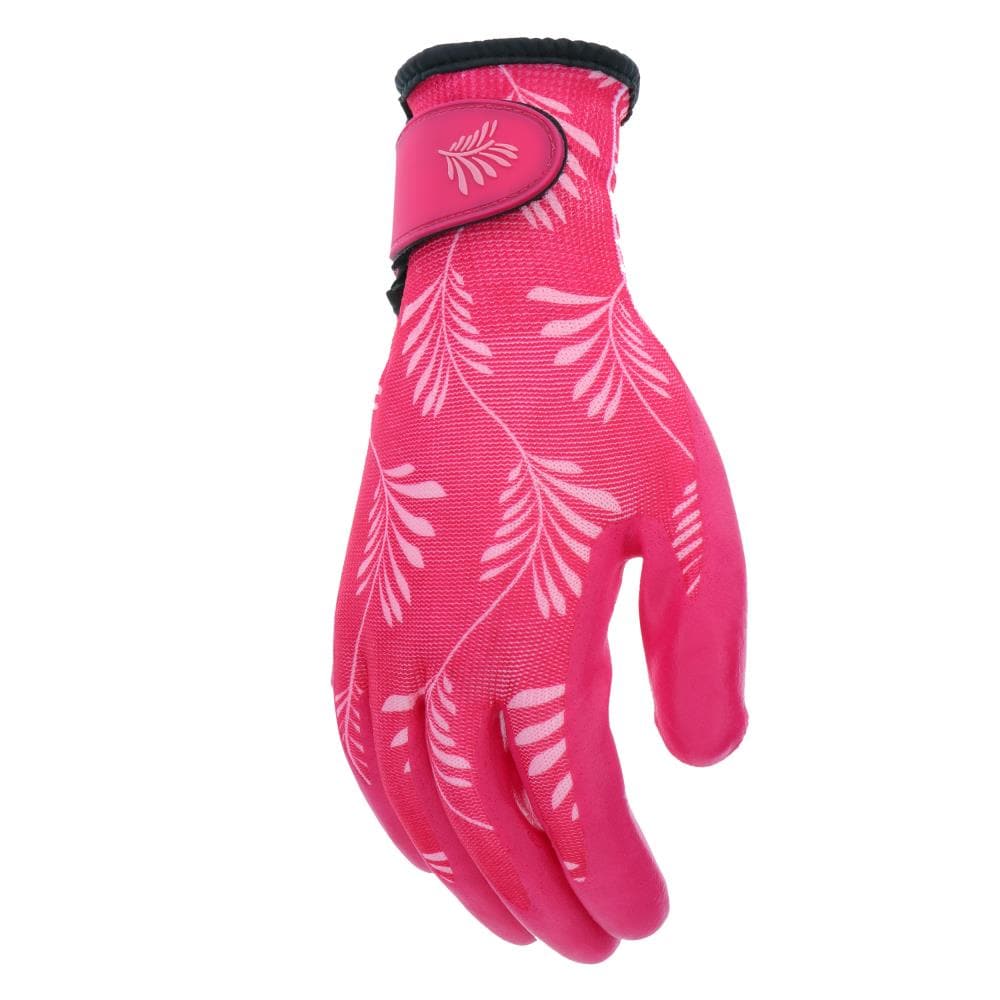 DENALY Quilting Gloves for Free-Motion Sewing Fabric Adhesives Safety Work  Gloves Sports Gloves (Pink, Medium)