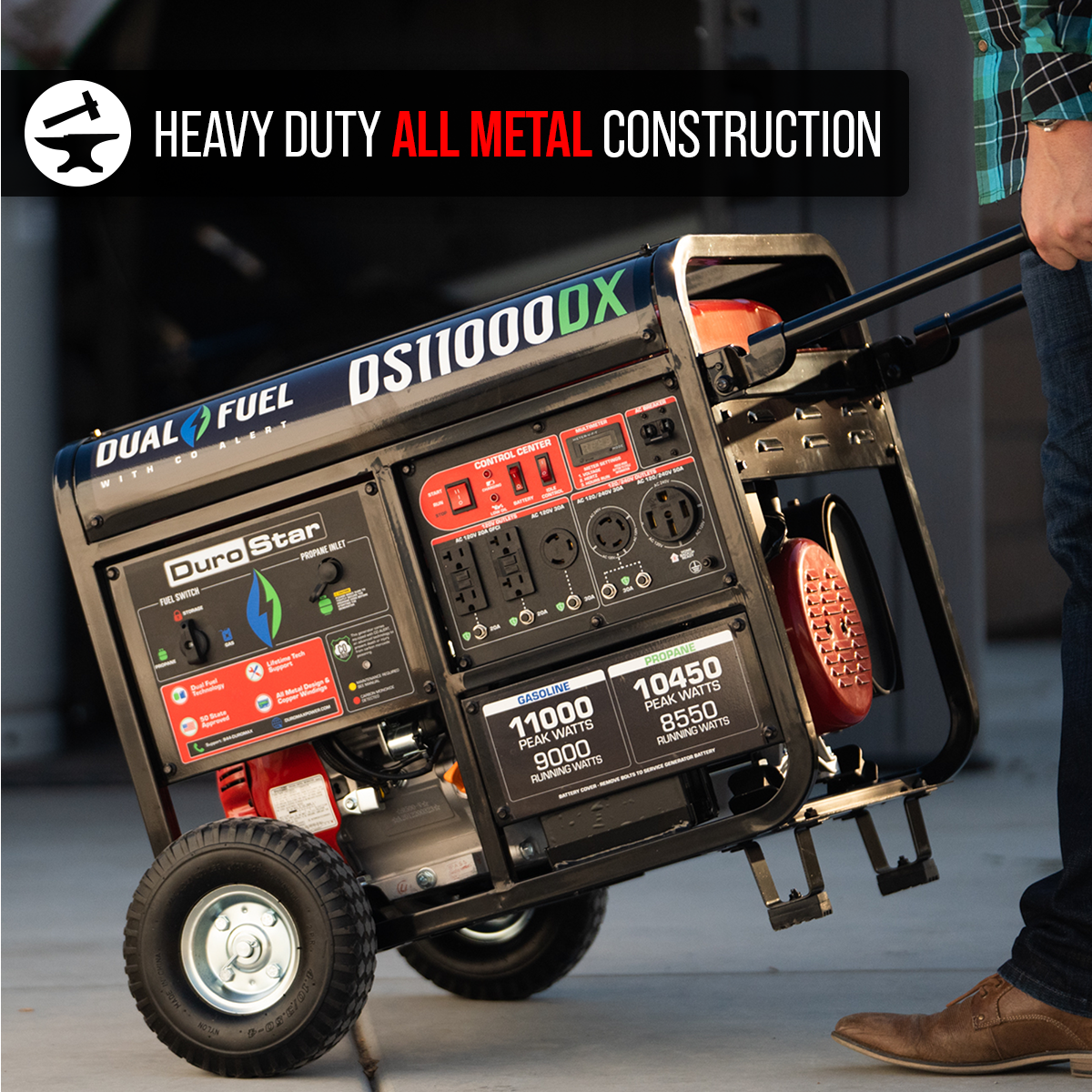DuroStar DS11000DX Portable-Generators - View #9