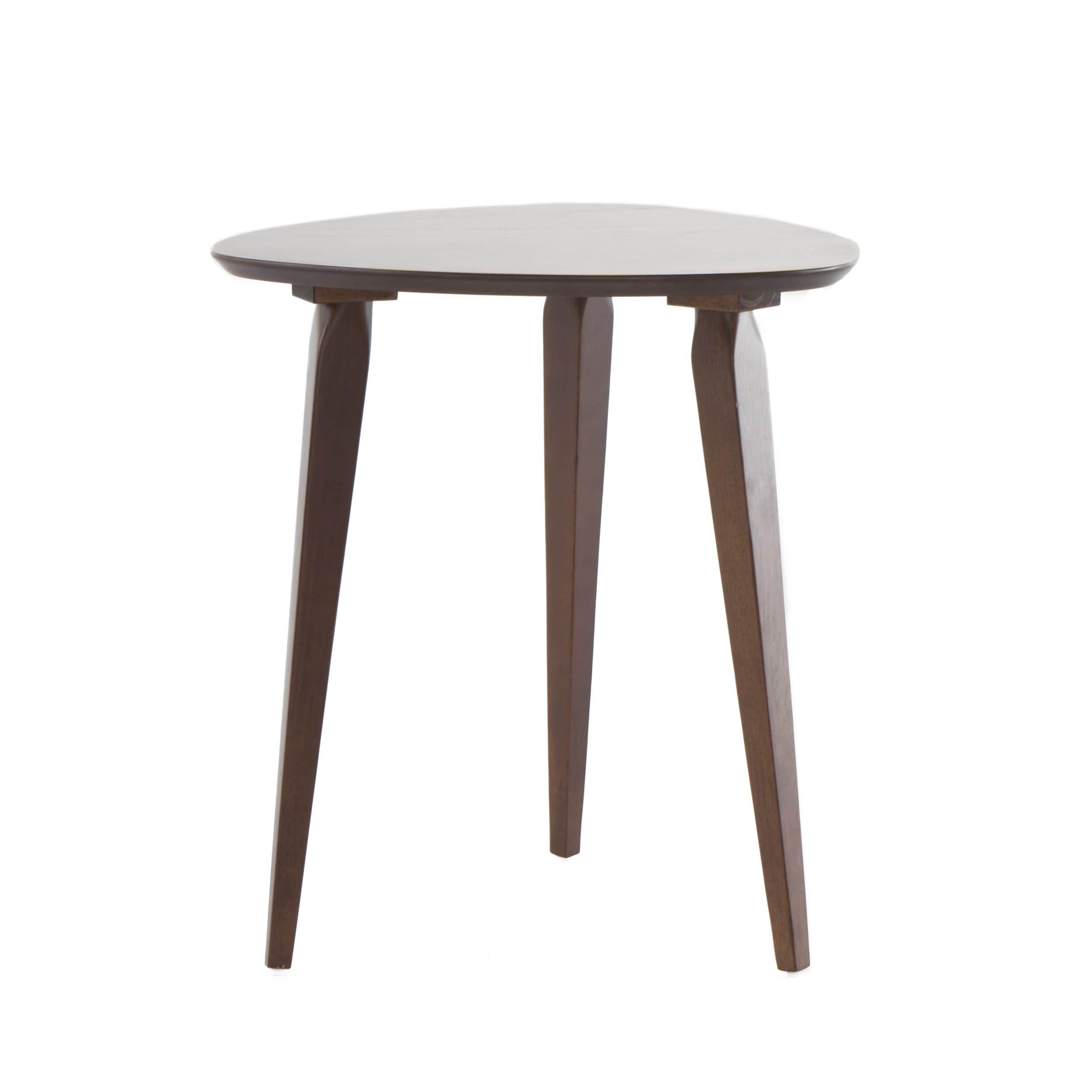 Best Selling Home Decor 299915 20-Inches W x 22.75-Inches H Brown Wood Triangle Modern End Table Assembly Required