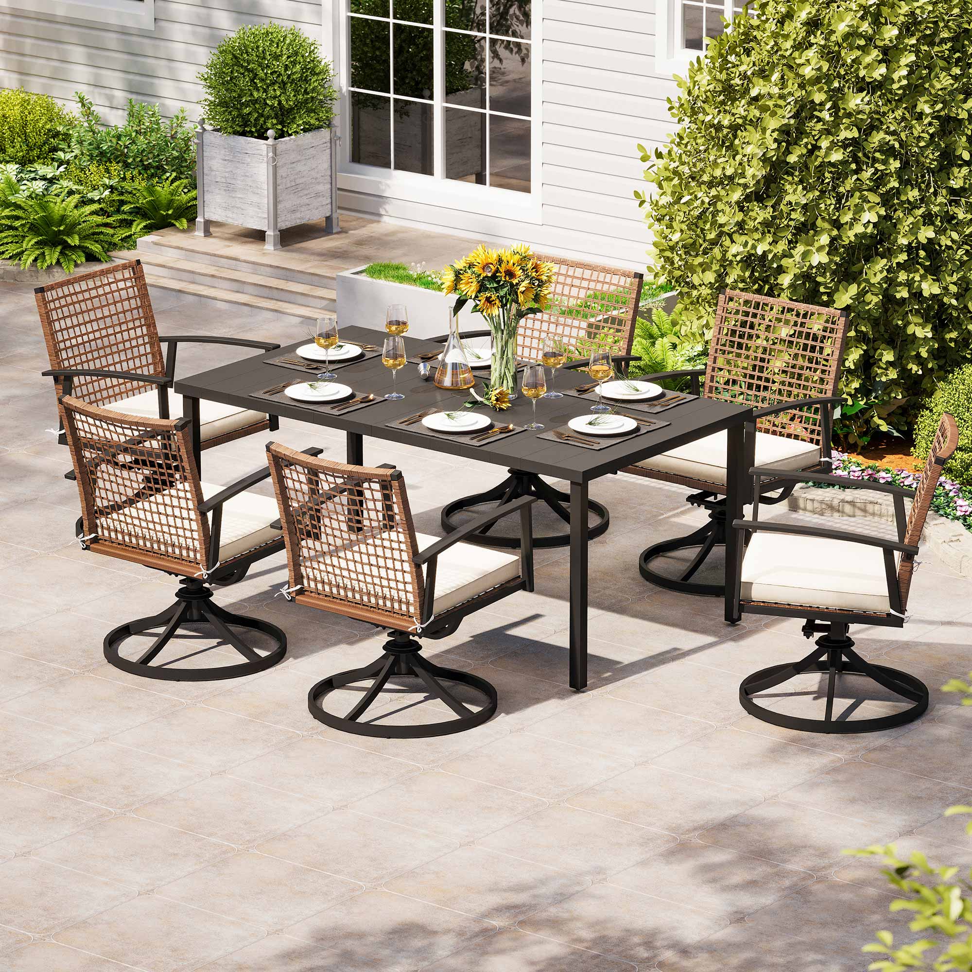 Mondawe MO-WFLUYSBD0001 Patio-Dining-Sets - View #3