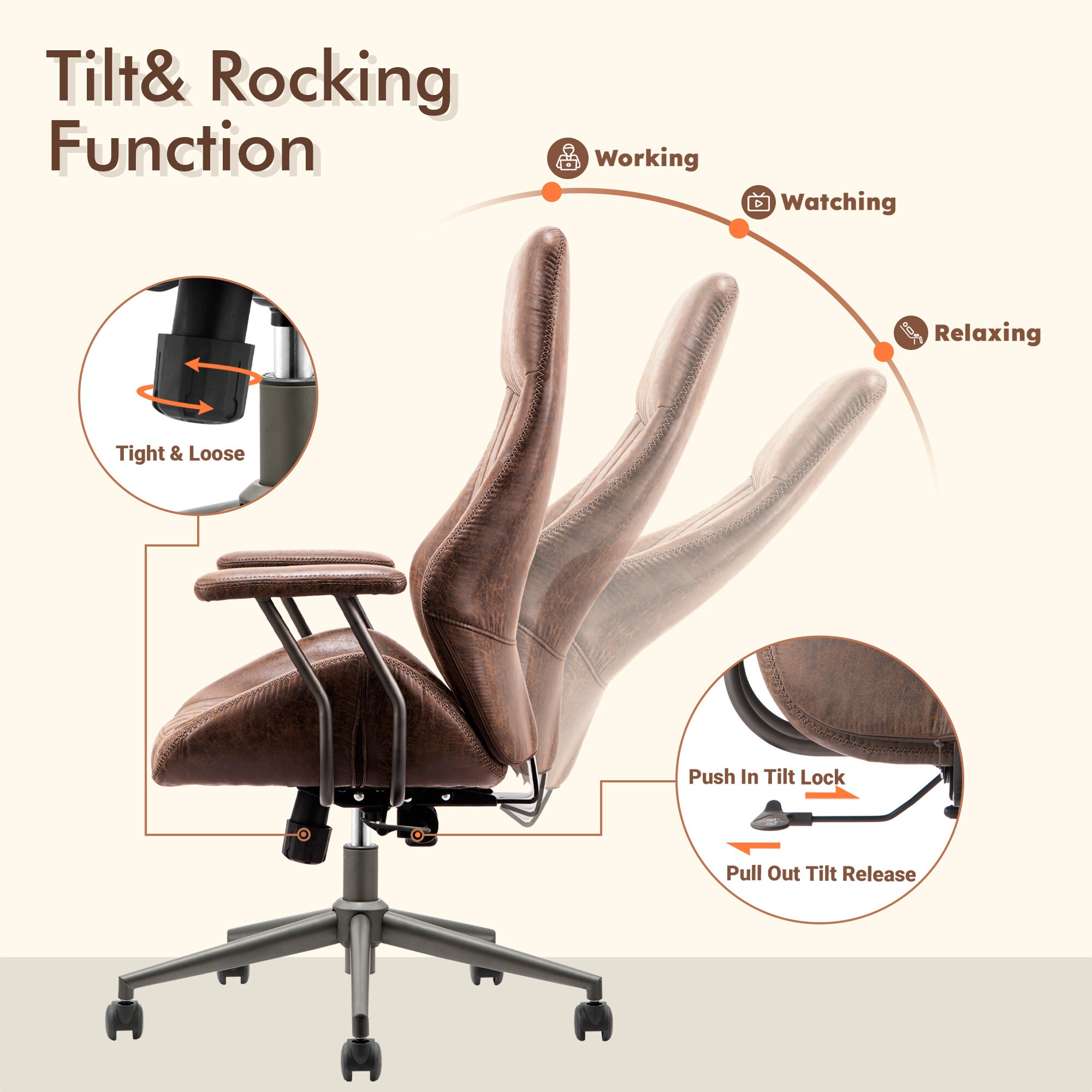 Caodoc L5-KL800-5 Office-Chairs - View #3