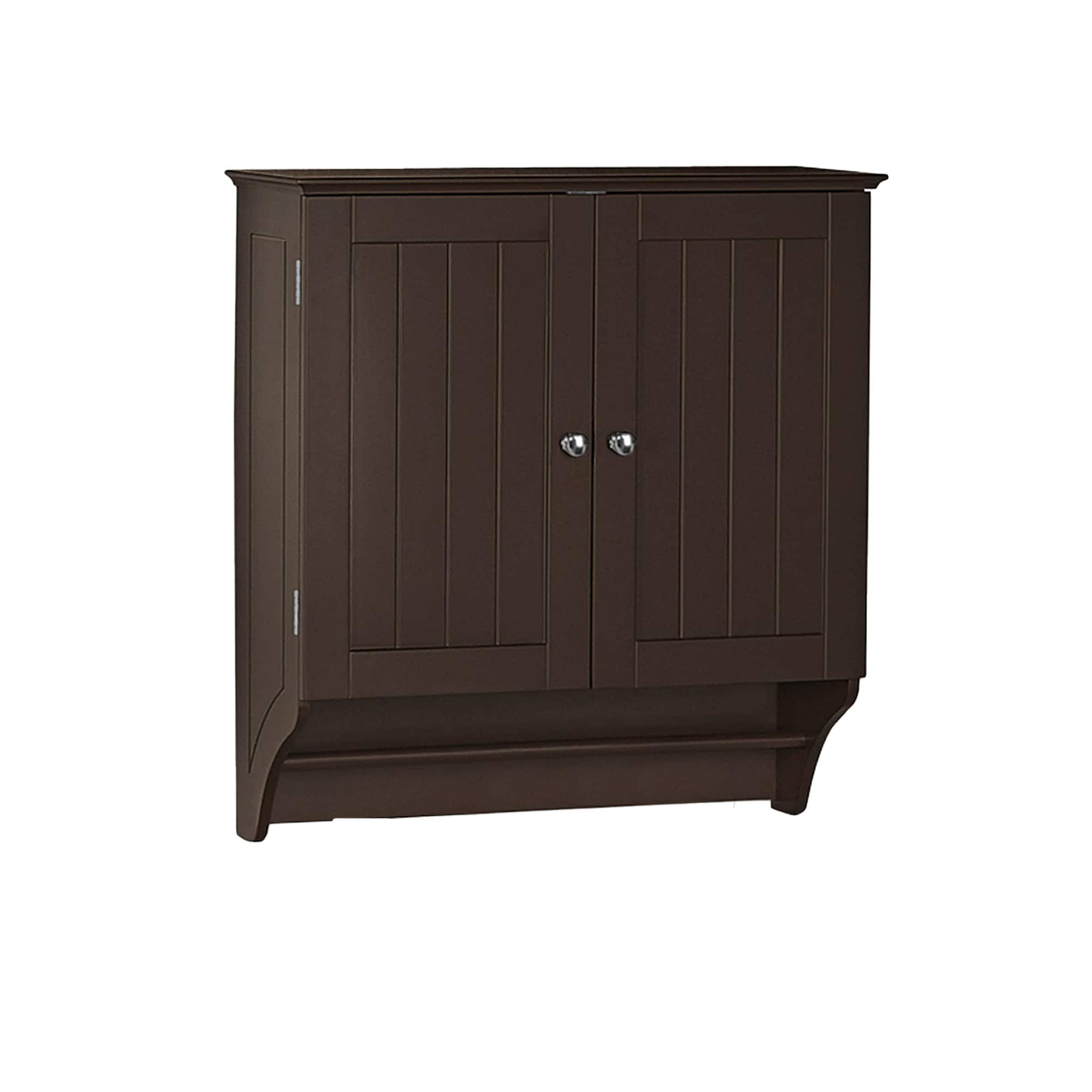 bathroom wall cabinet espresso finish