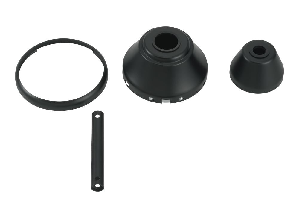Generation Lighting MCFKLED-BK Maverick 4.25-in Matte black Steel Angle Mount Capable Mounting hardware