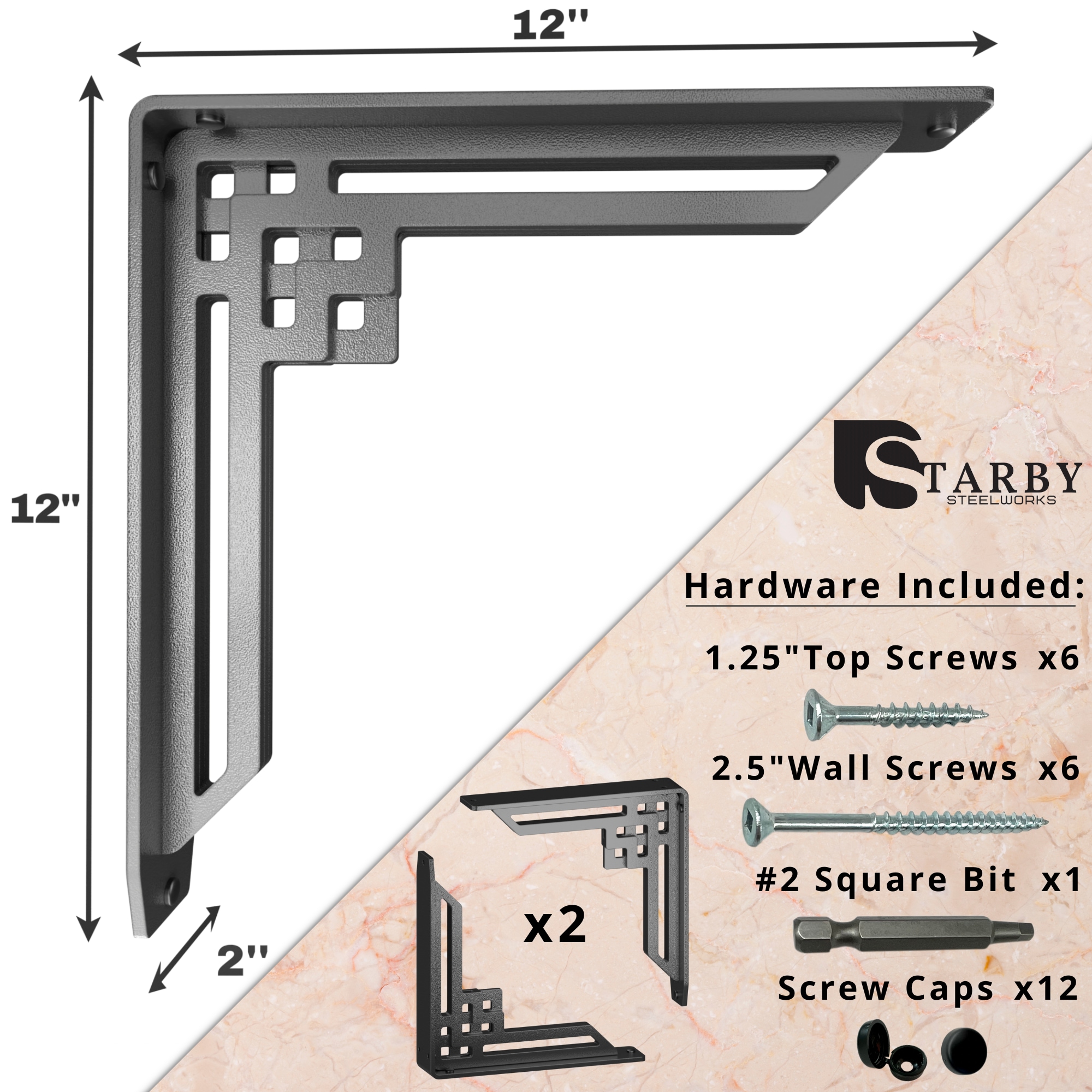 STARBY SB-ROCKVILLE-12 Shelving-Hardware - View #3