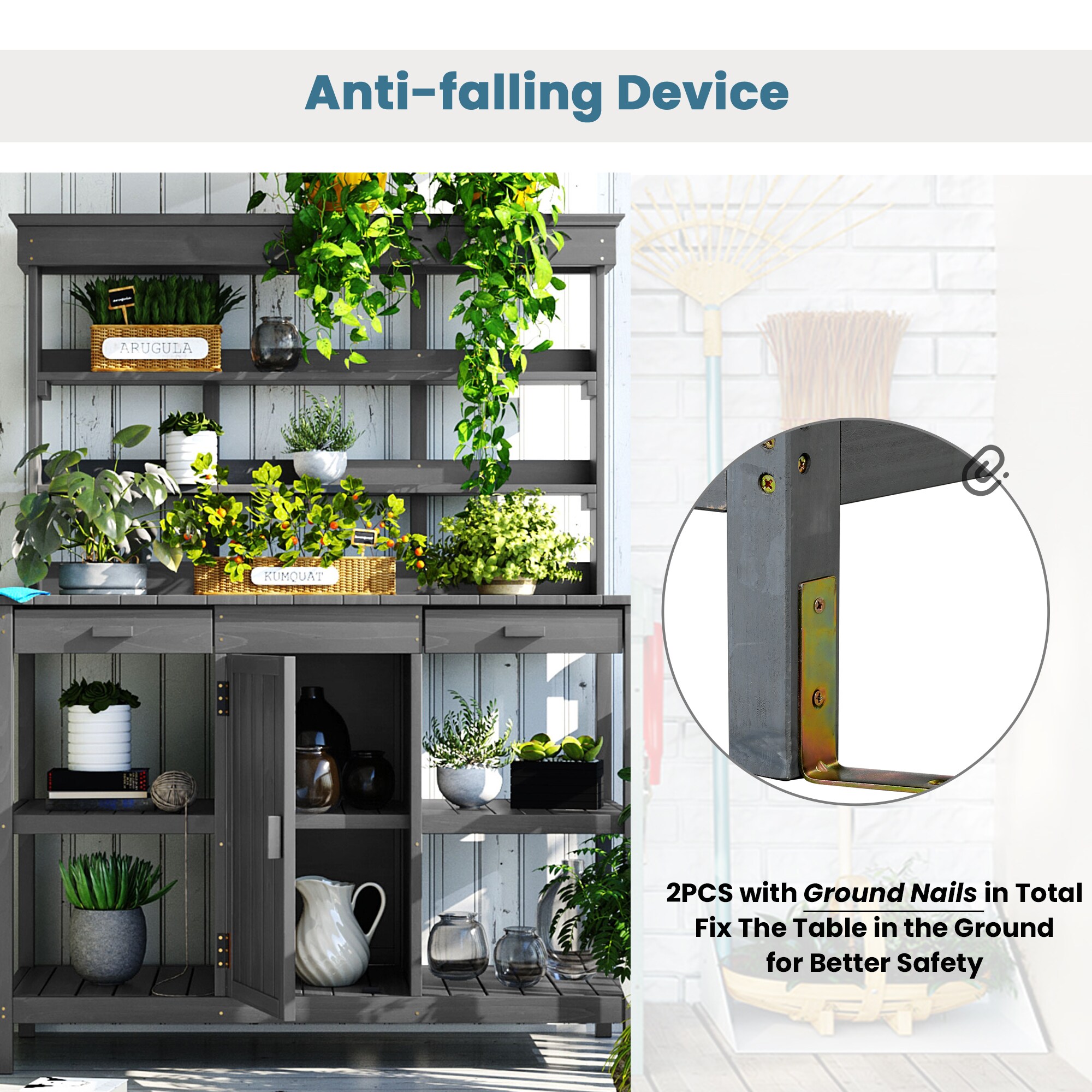 Iseryn NP6600E Potting-Benches - View #3