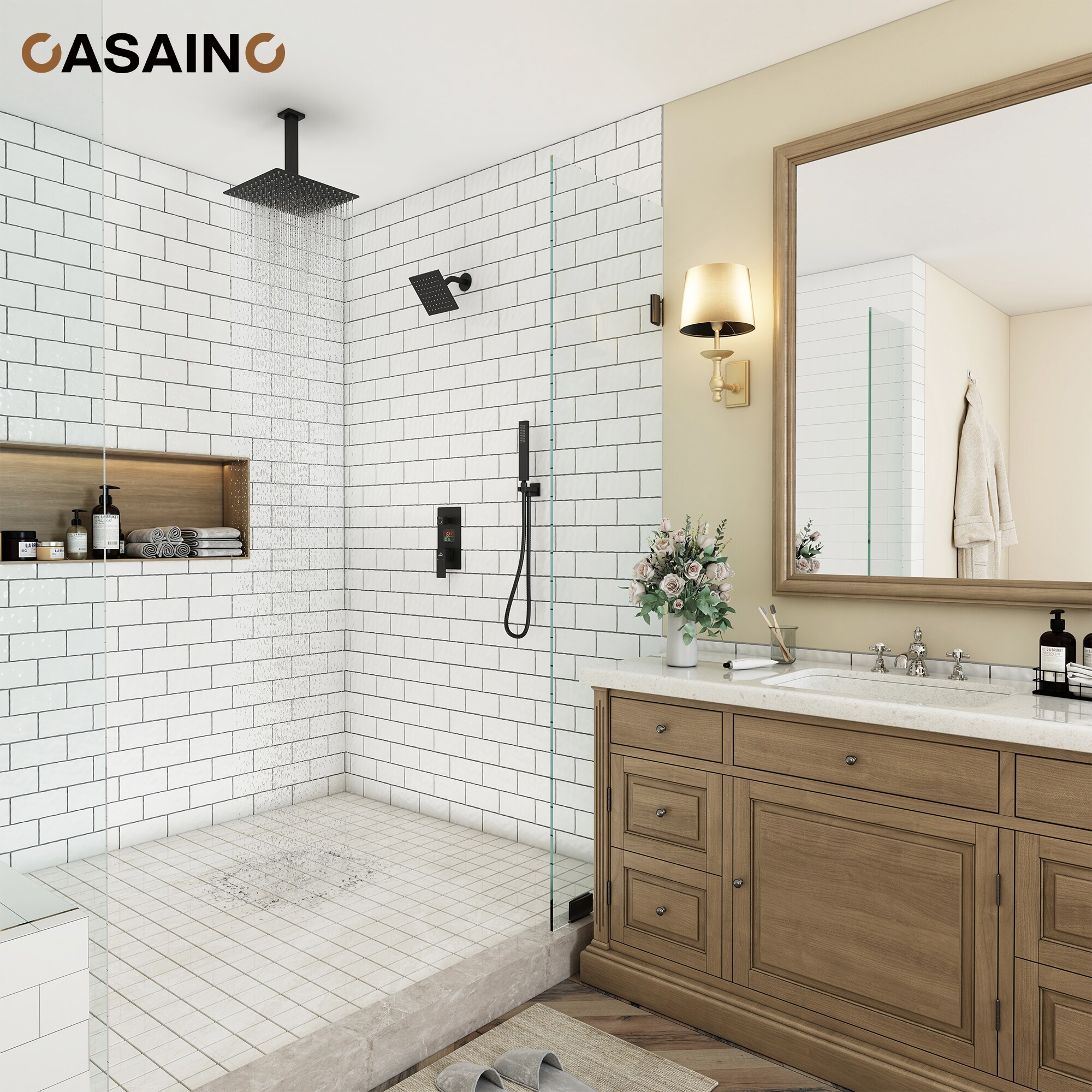 CASAINC KCHS0016-12MB Showerhead-Bar-Panels - View #2