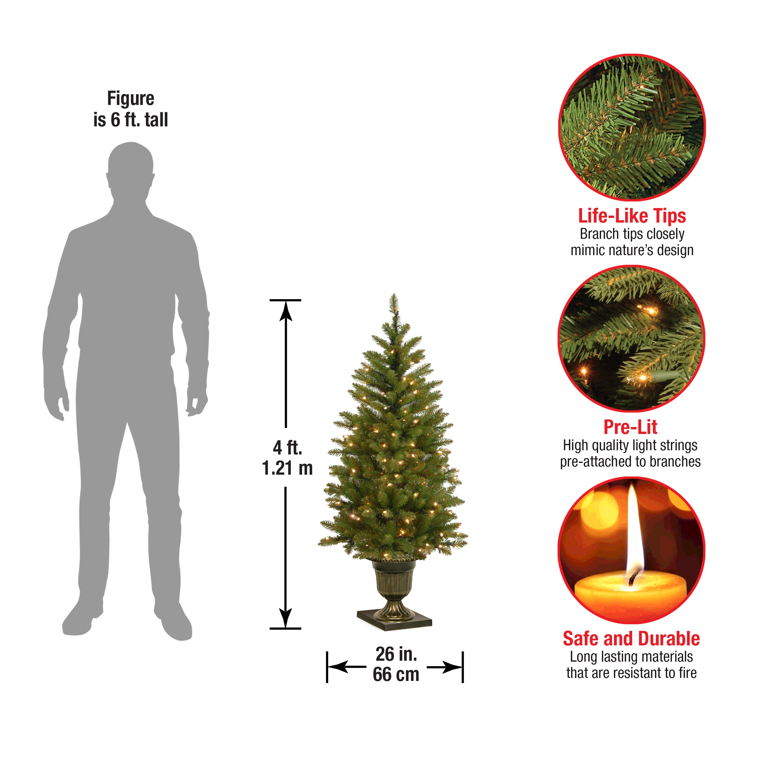 National Tree Company DUH3-357-40 Artificial-Christmas-Trees - View #5