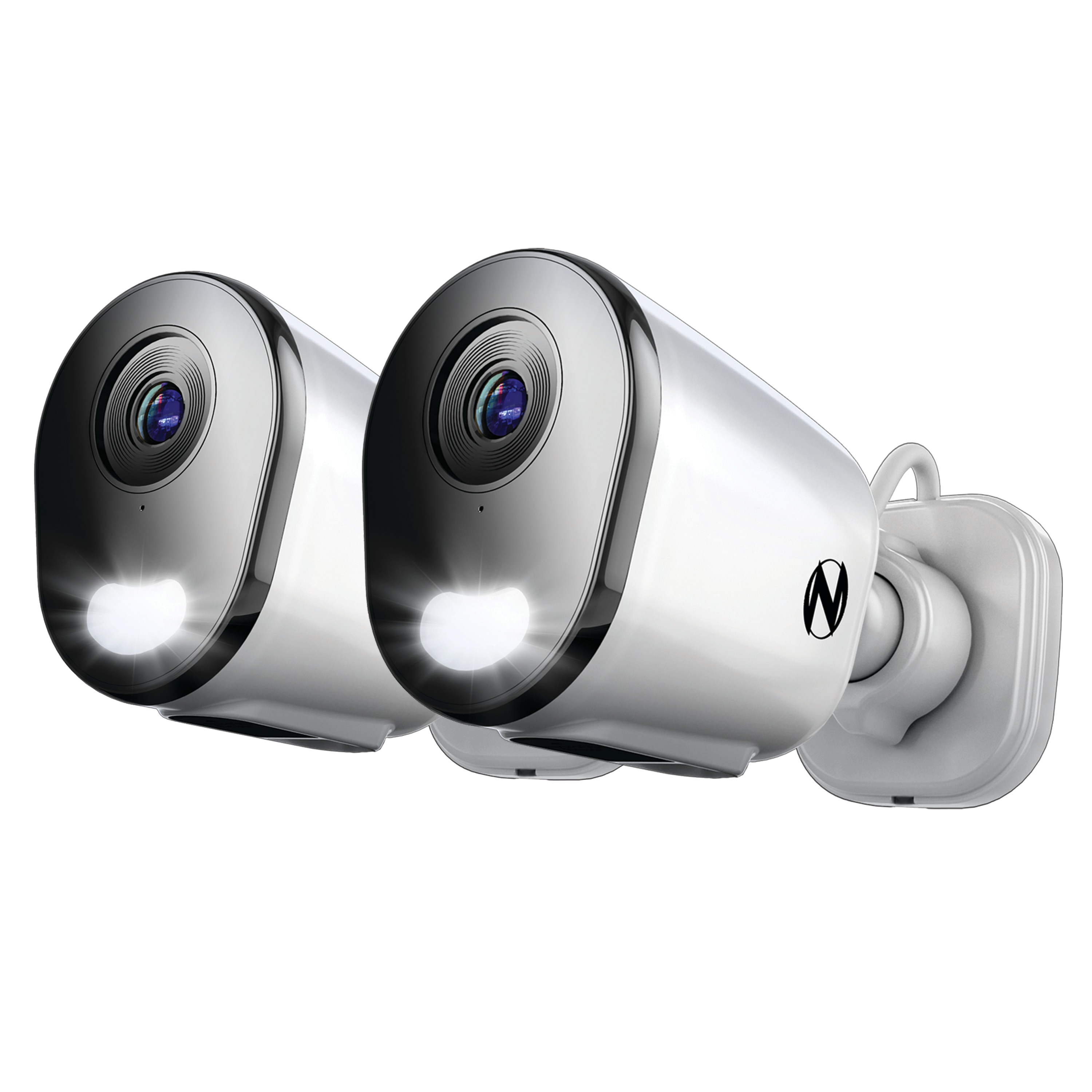 Night Owl FWIP8 Indoor/Outdoor 2-Camera Hardwired Spotlight Micro Sd Security Camera System CAM-2PK-FWIP8L Sansujyuku sansujyuku.com