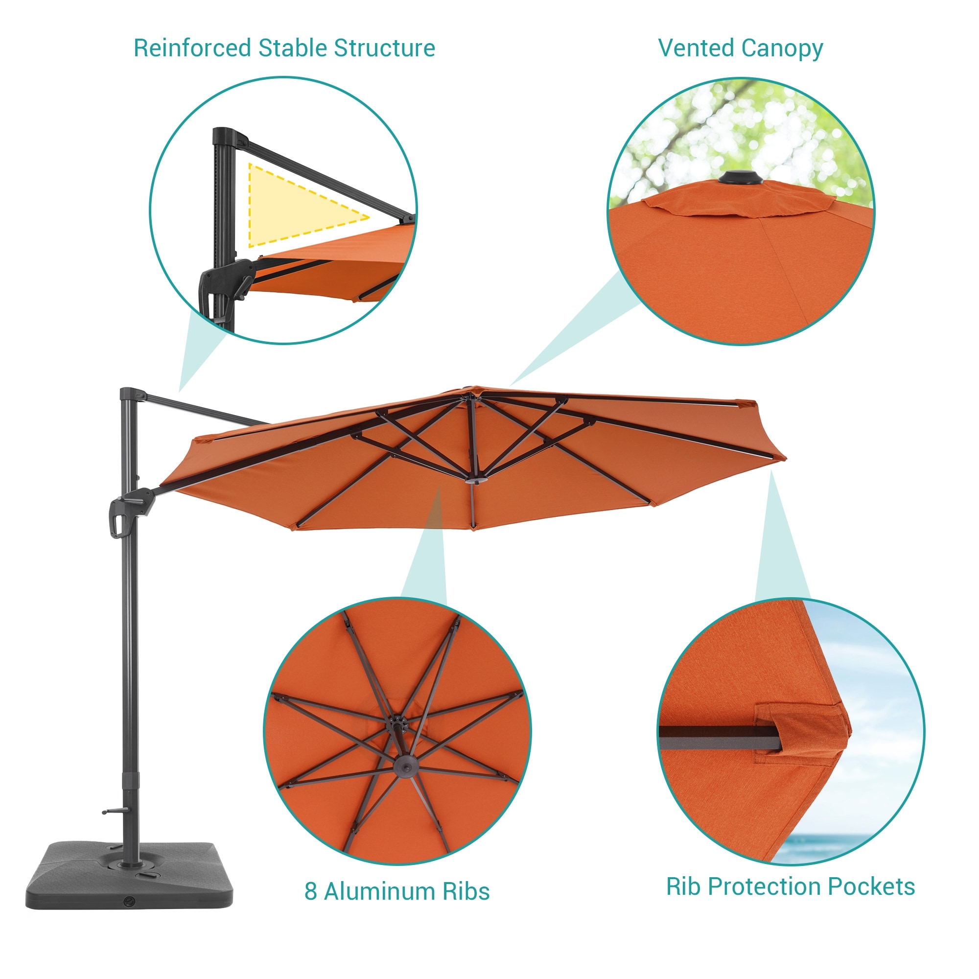 ACEGOSES LW-MCT-JC31RD Umbrellas-2 - View #5