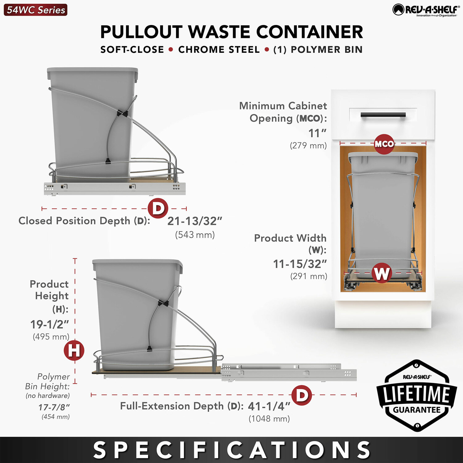 Rev-A-Shelf 397703 Pullout-Trash-Cans - View #4