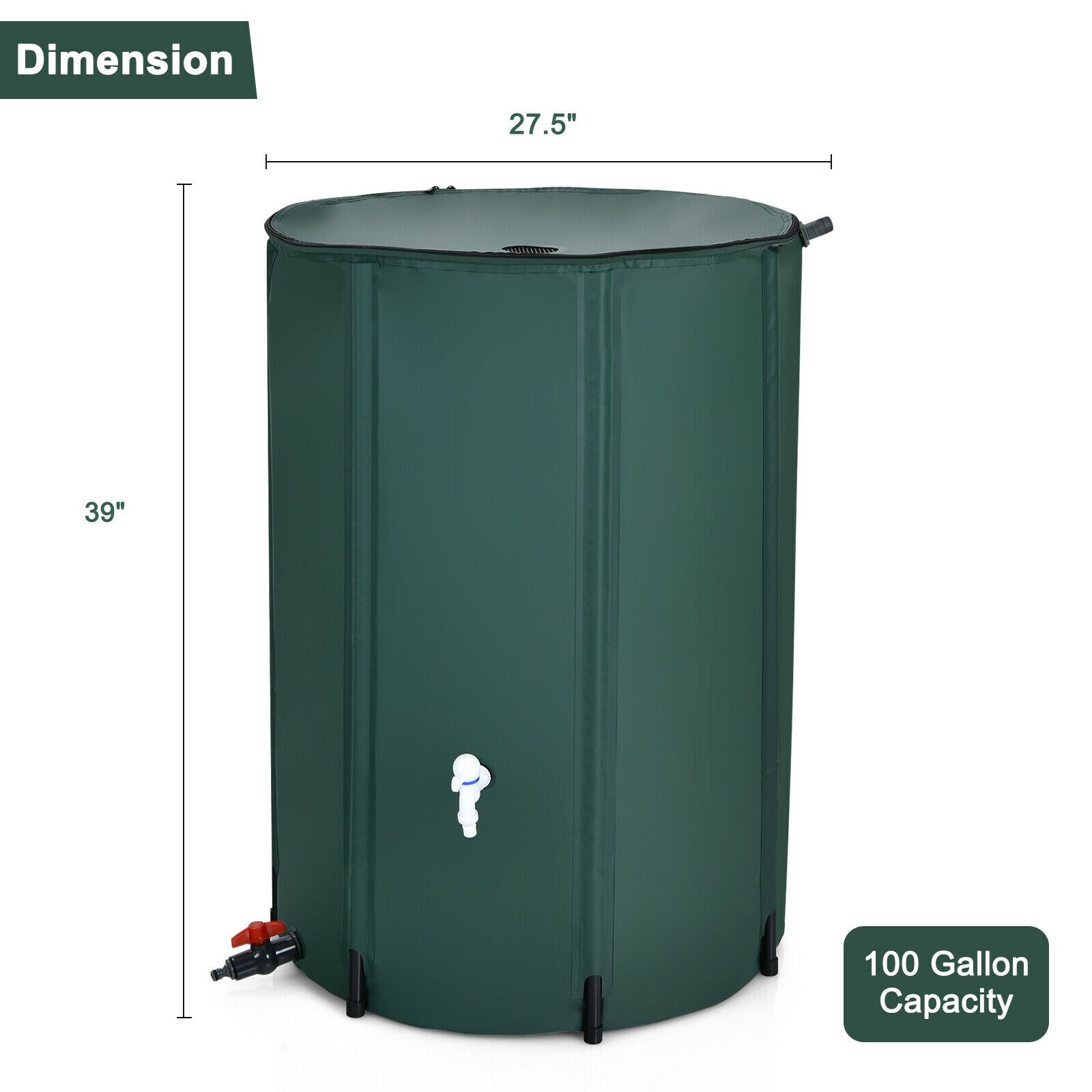 YERIVA YD45709TG Rain-Gauge - View #5