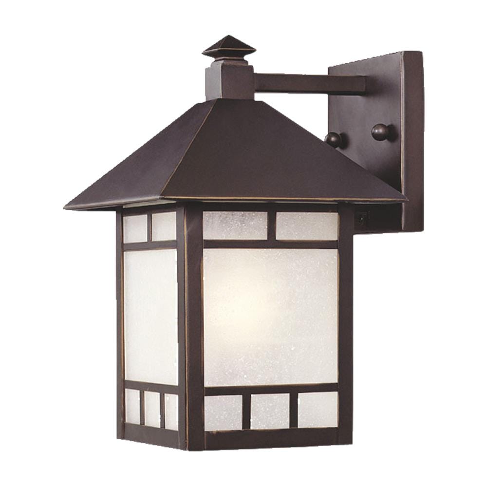 Acclaim Lighting Artisan 1-Light 10-in H Bronze Outdoor Wall Light In ...