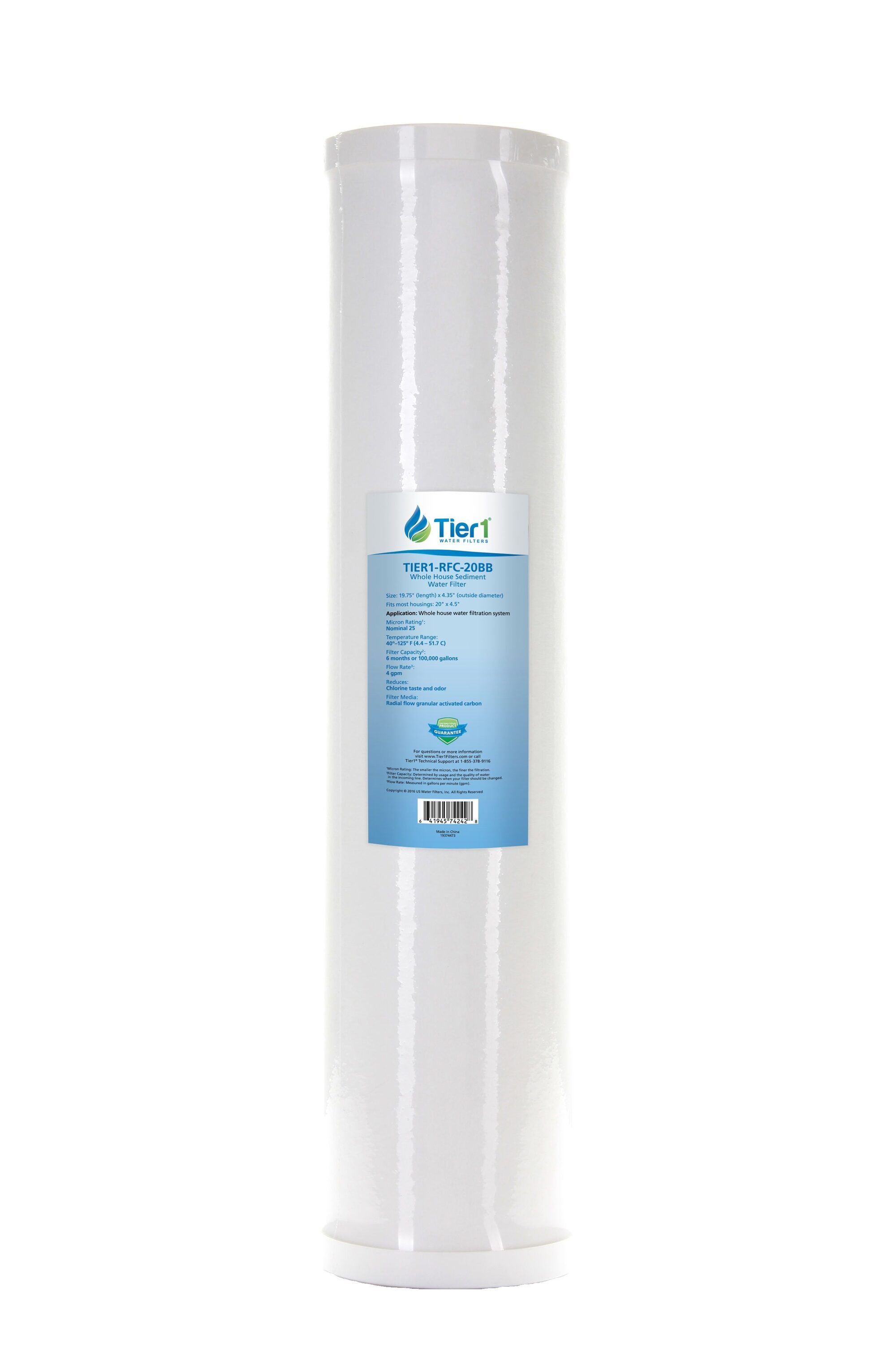Tier1 RFC 20BB 2 PACK Replacement-Water-Filters-Cartridges - View #2