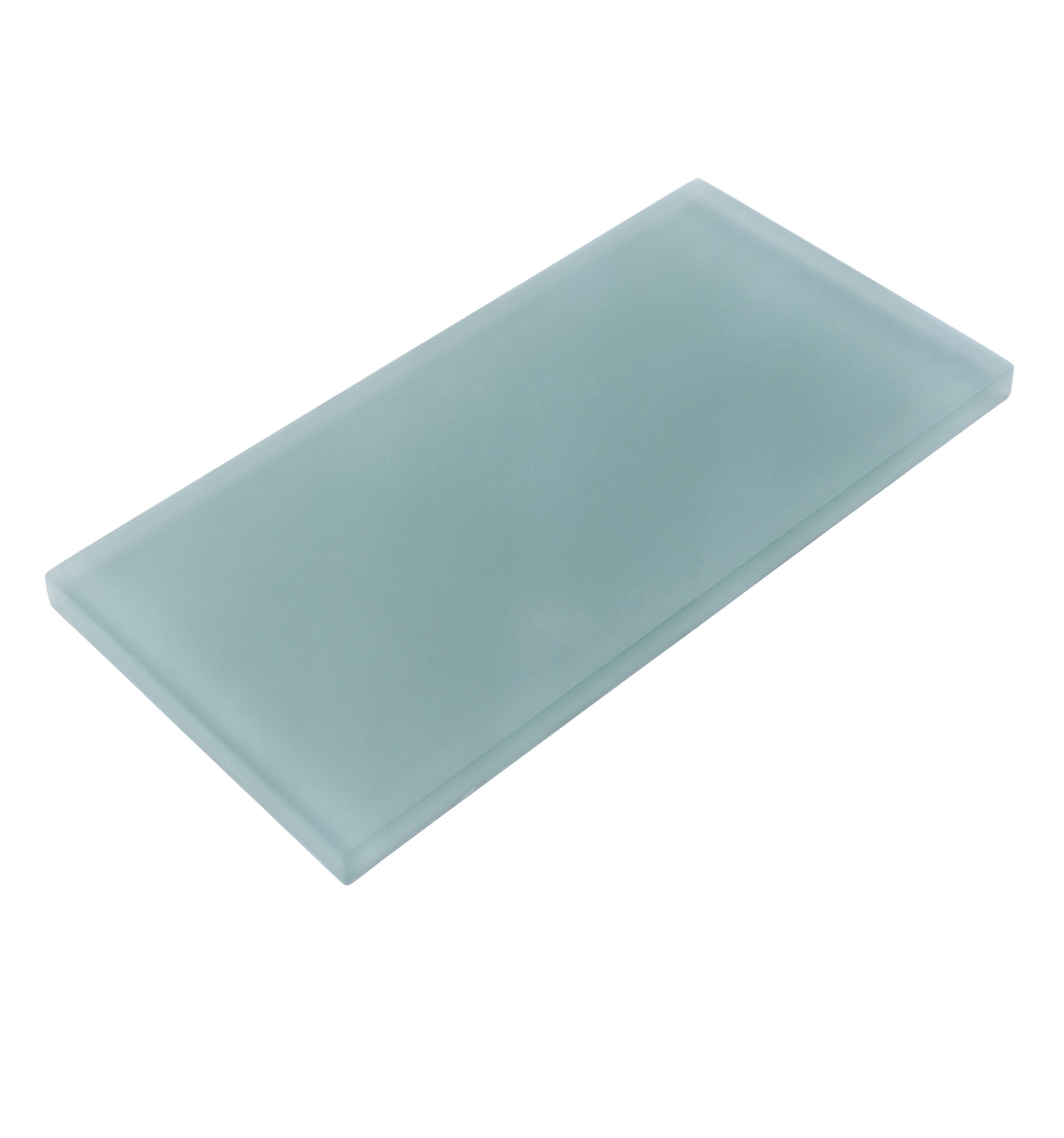 Apollo Tile Colorway Stone Gray 3-in x 6-in Matte Glass Brick Subway ...