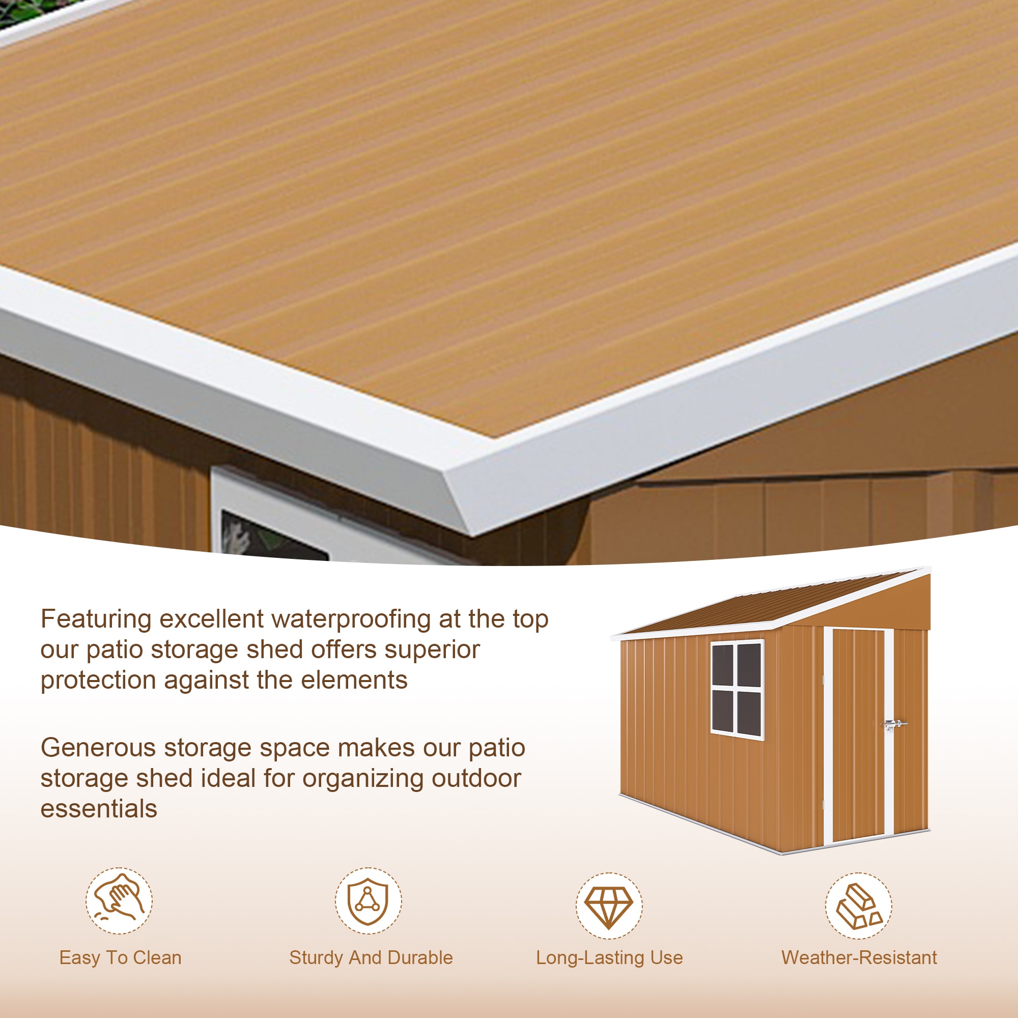 Mondawe MD-WWC00062 Metal-Storage-Buildings-Sheds - View #7
